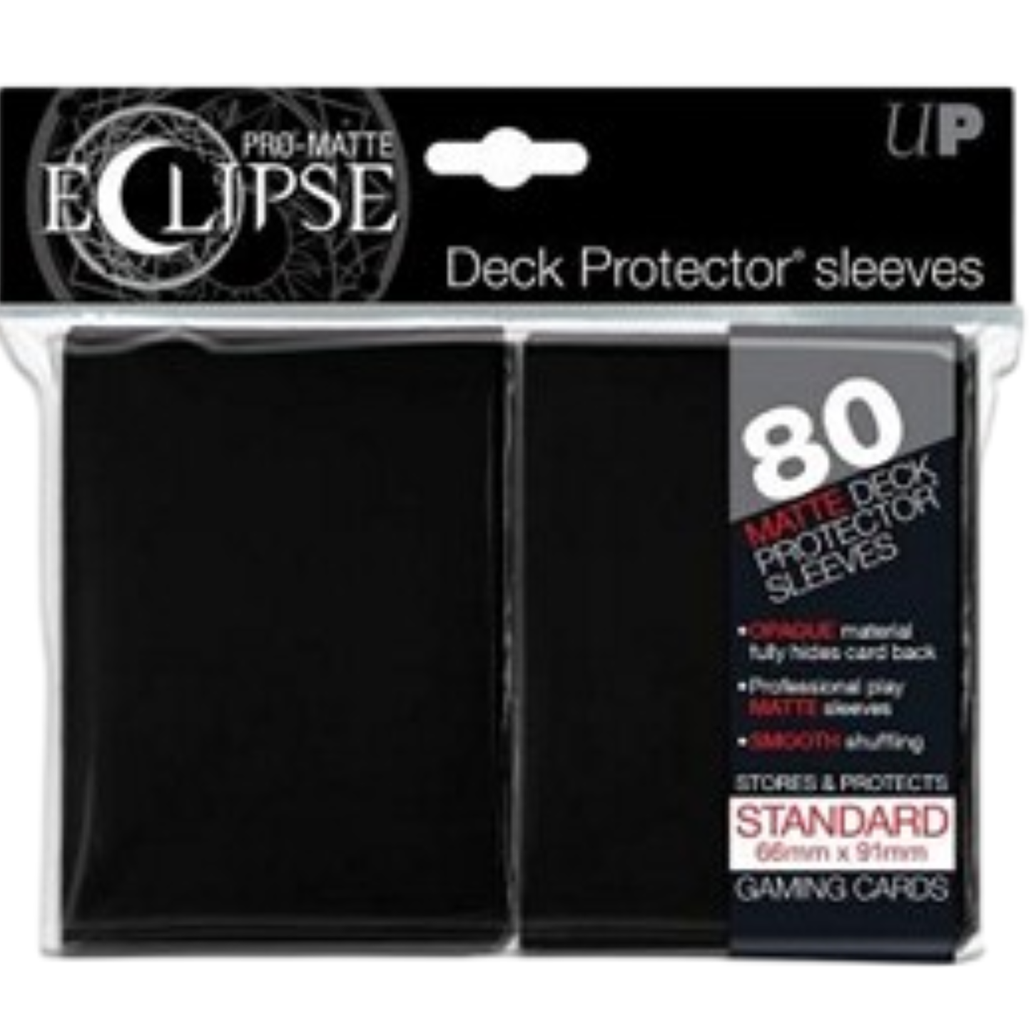 UltraPro Eclipse Matt Hüllen 80er Black (Standart Size)