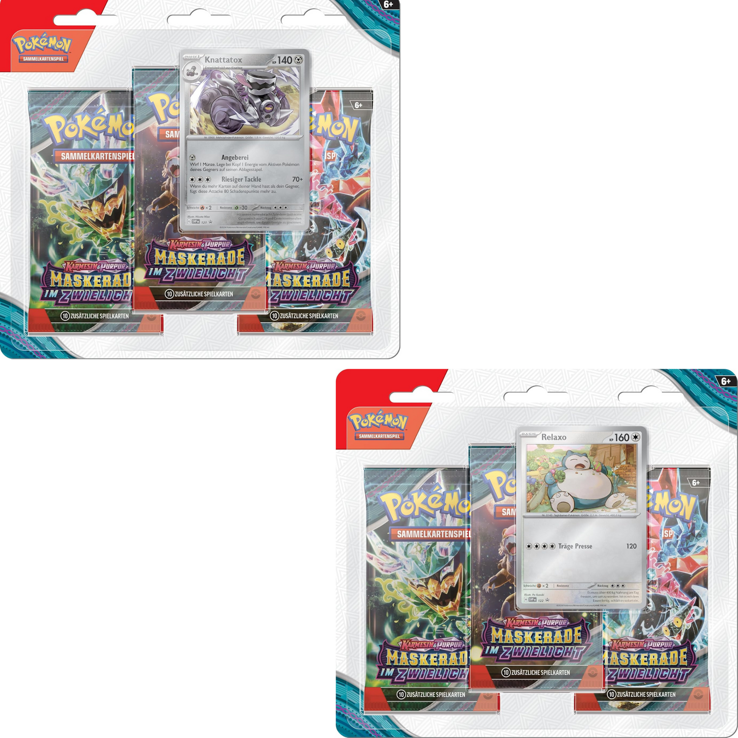 Karmesin & Purpur Maskerade im Zwielicht 3-Pack-Blister (DE)