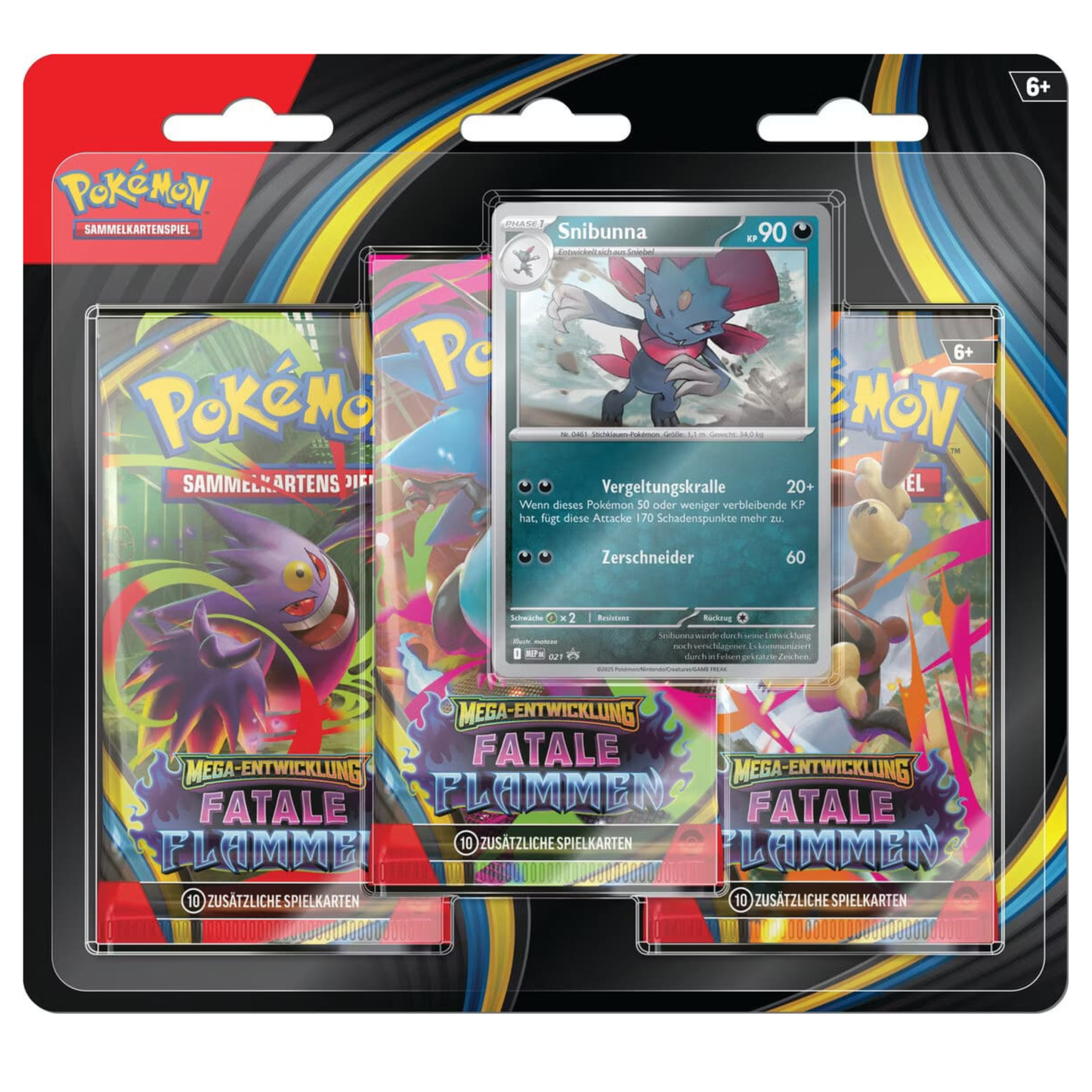 Mega-Entwicklung - Fatale Flammen - Snibunna 3-Pack-Blister (DE)