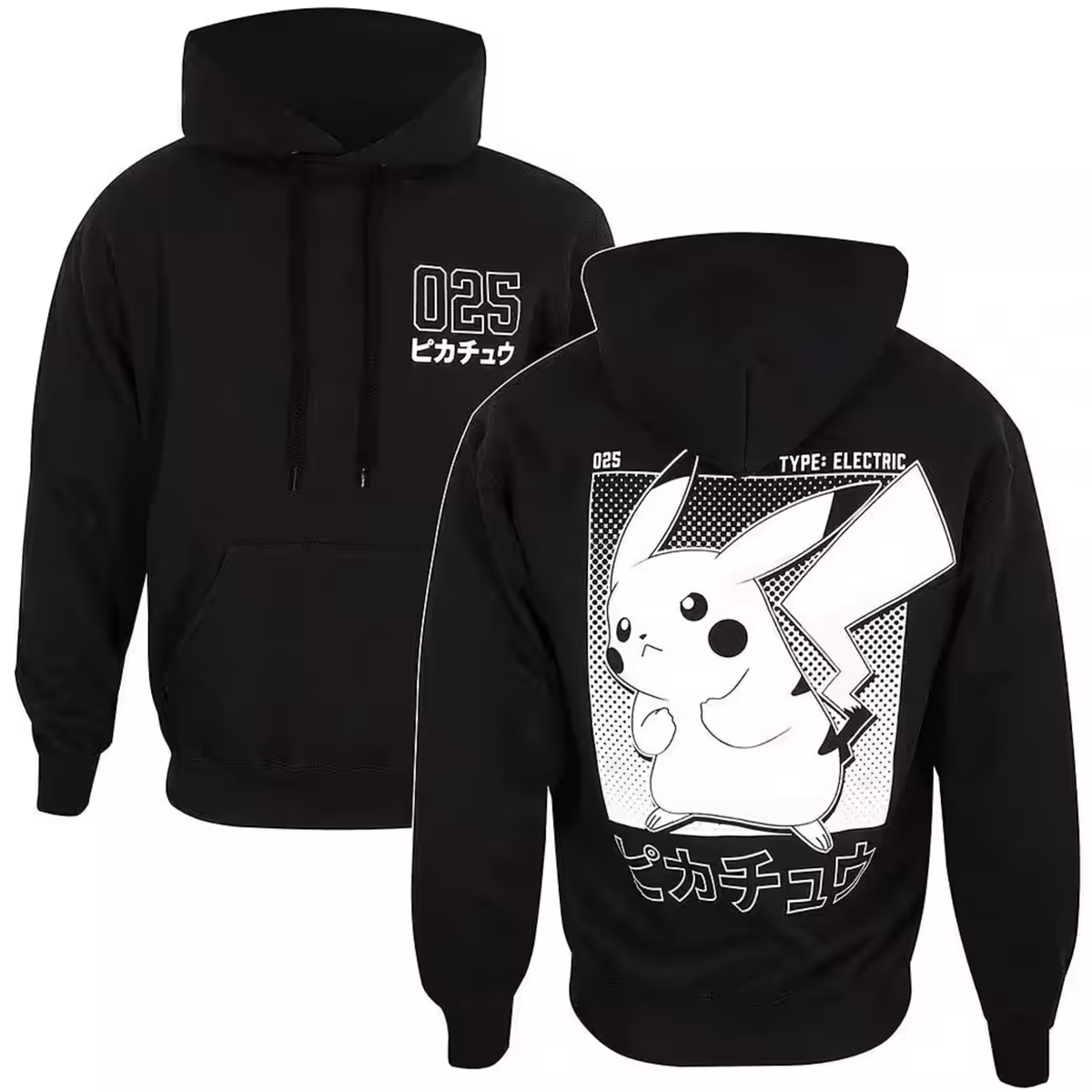 Pokémon - Heroes Inc - Halftone Pikachu Unisex-Kapuzenpullover - Größe XL