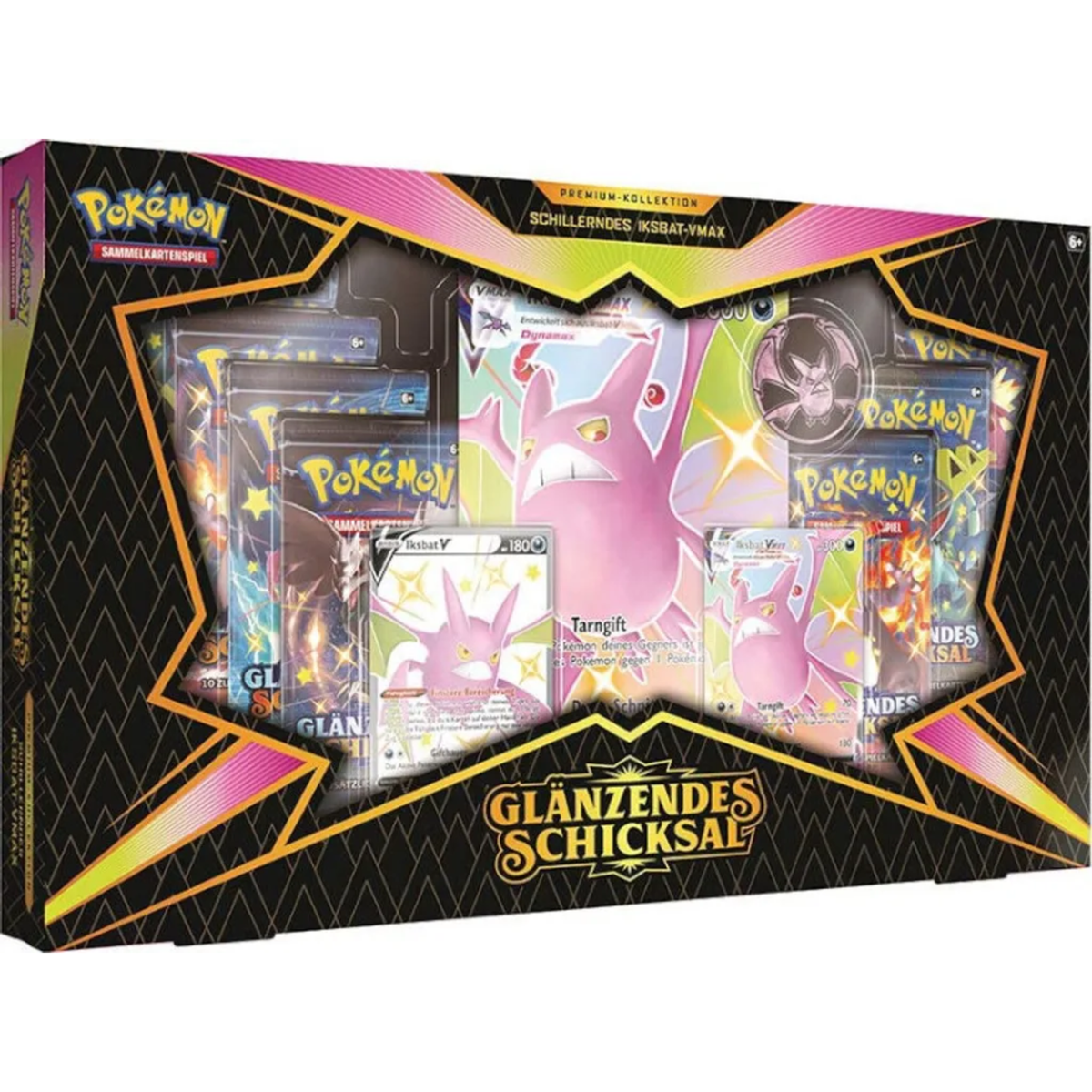 Pokemon - Glänzendes Schicksal - Schillerndes Iksbat VMAX Box - (DE)