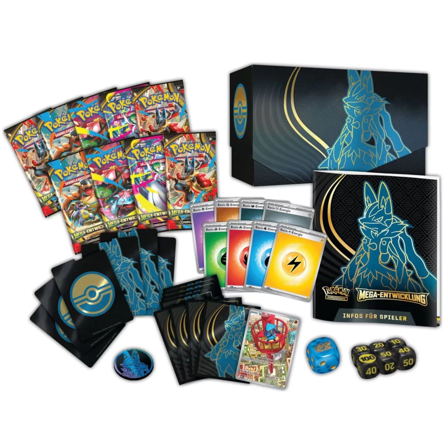 Mega-Entwicklung Lucario Top-Trainer Box (DE)
