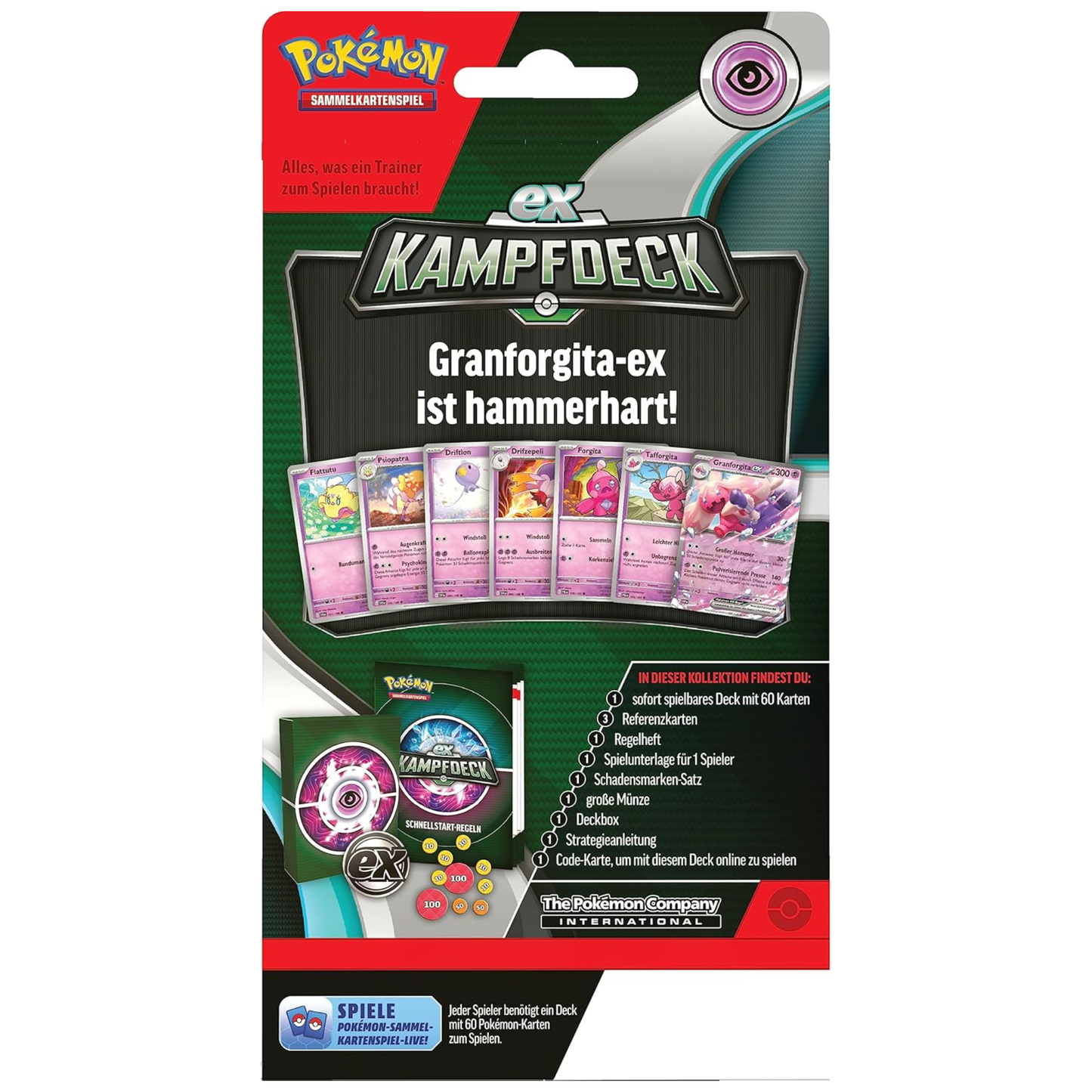 Pokémon ex-Kampfdeck – Granforgita ex (DE)