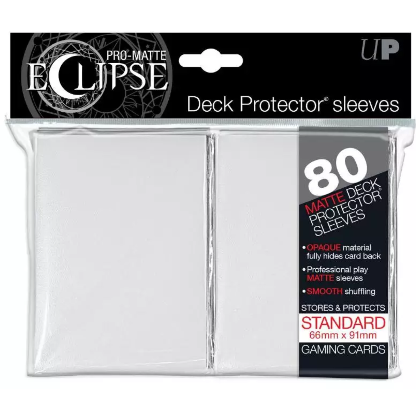 UltraPro Eclipse Matt Hüllen 80er Arctic White (Standart Size)