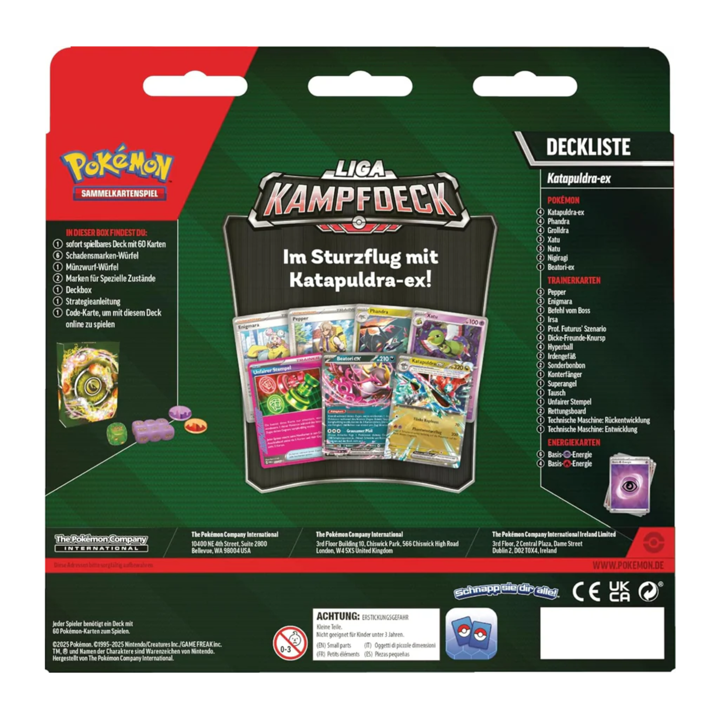 Pokémon Liga Kampfdeck – Katapuldra ex & Beatori ex (DE)