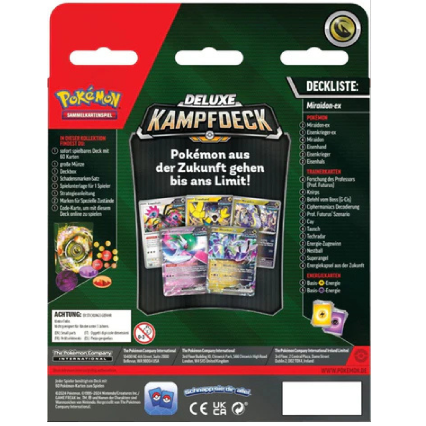 Pokémon Deluxe-Kampfdeck – Miraidon ex (DE)