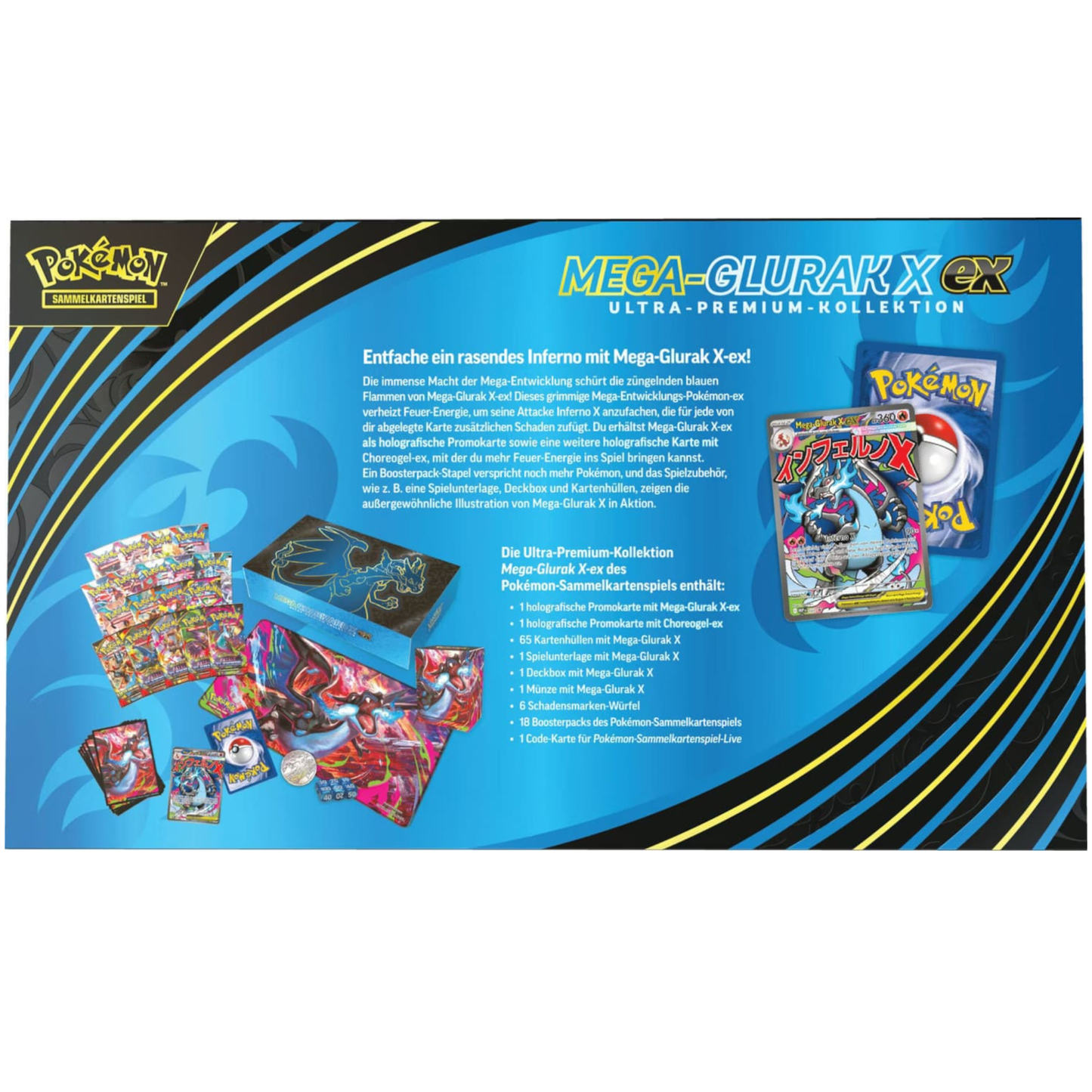 Mega-Entwicklung - Mega Glurak X ex - Ultra Premium Kollektion (DE)