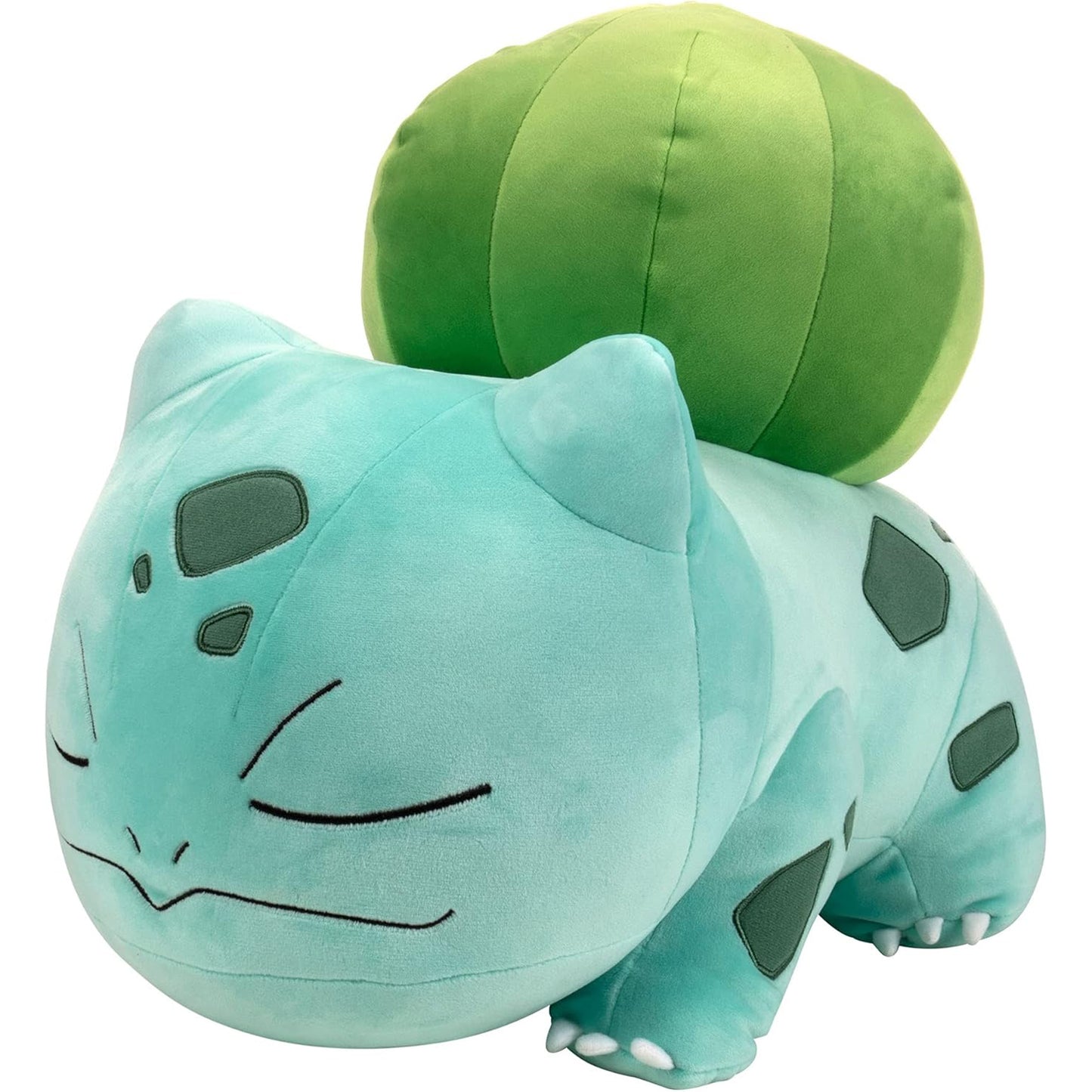 Pokémon Schlafendes Plüsch Bisasam 45 cm – Offizielles Kuscheltier (PKW0221)