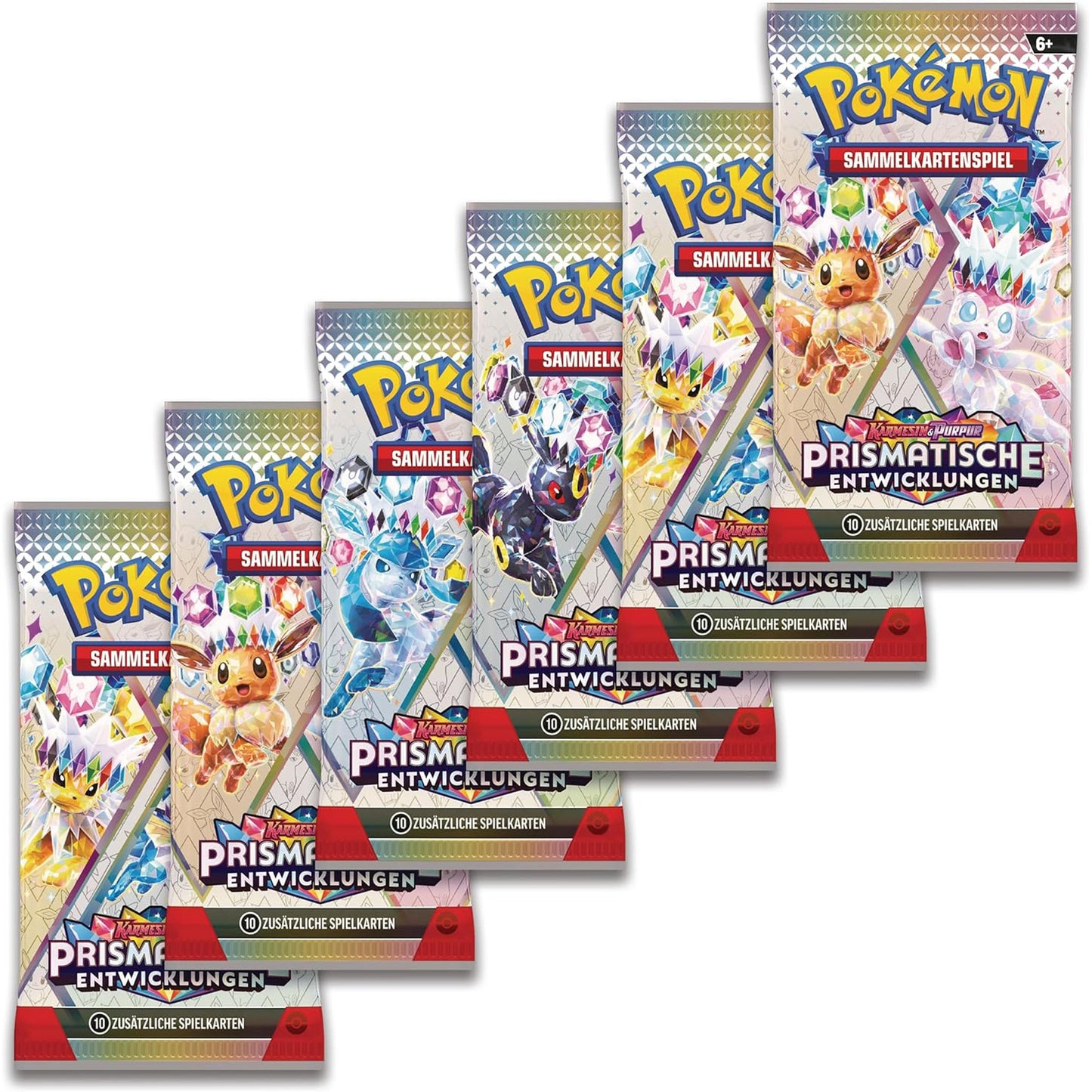Karmesin & Purpur Prismatische Entwicklungen Booster Bundle (DE)