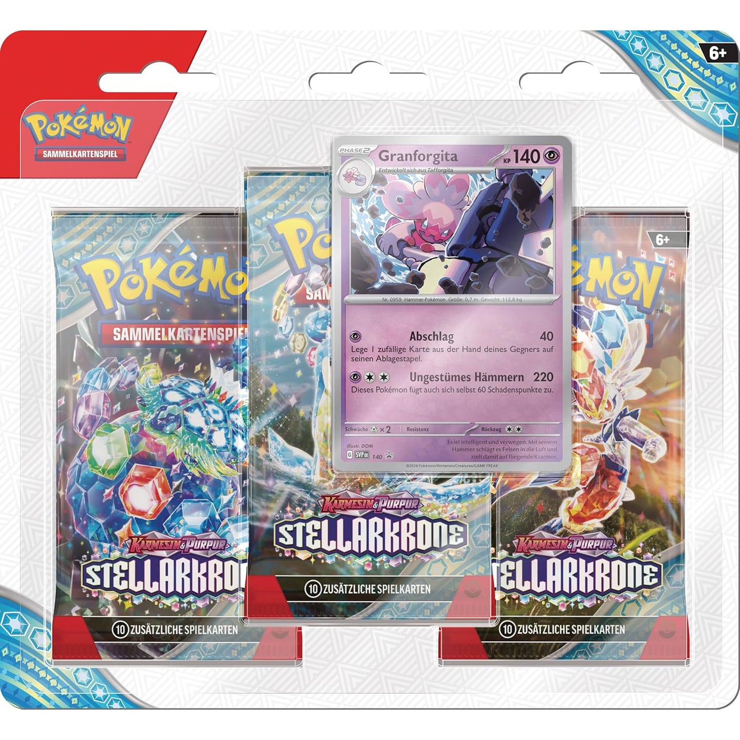 Karmesin & Purpur Stellarkrone 3-Pack-Blister (DE)