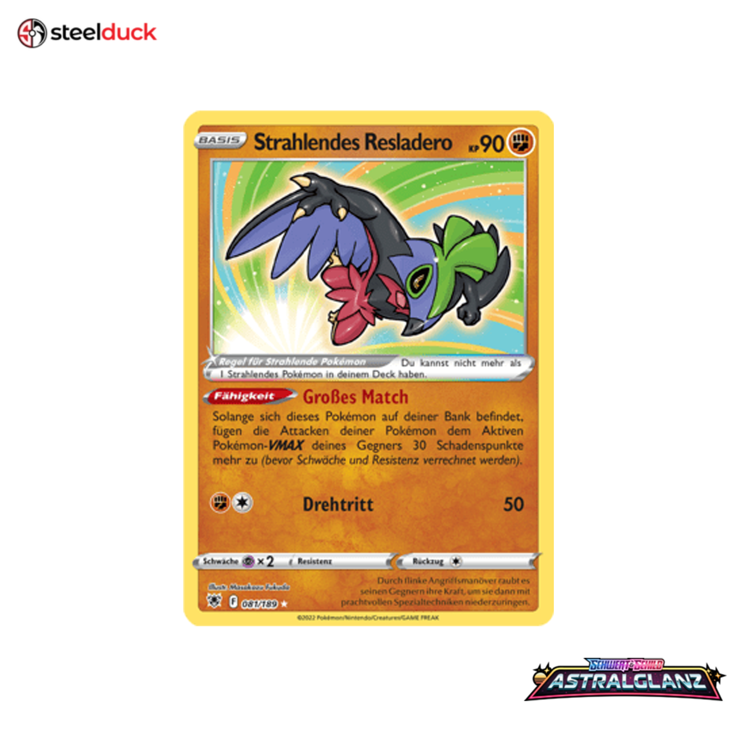 Strahlendes Resladero (081/189) Astralglanz - Shiny Rare