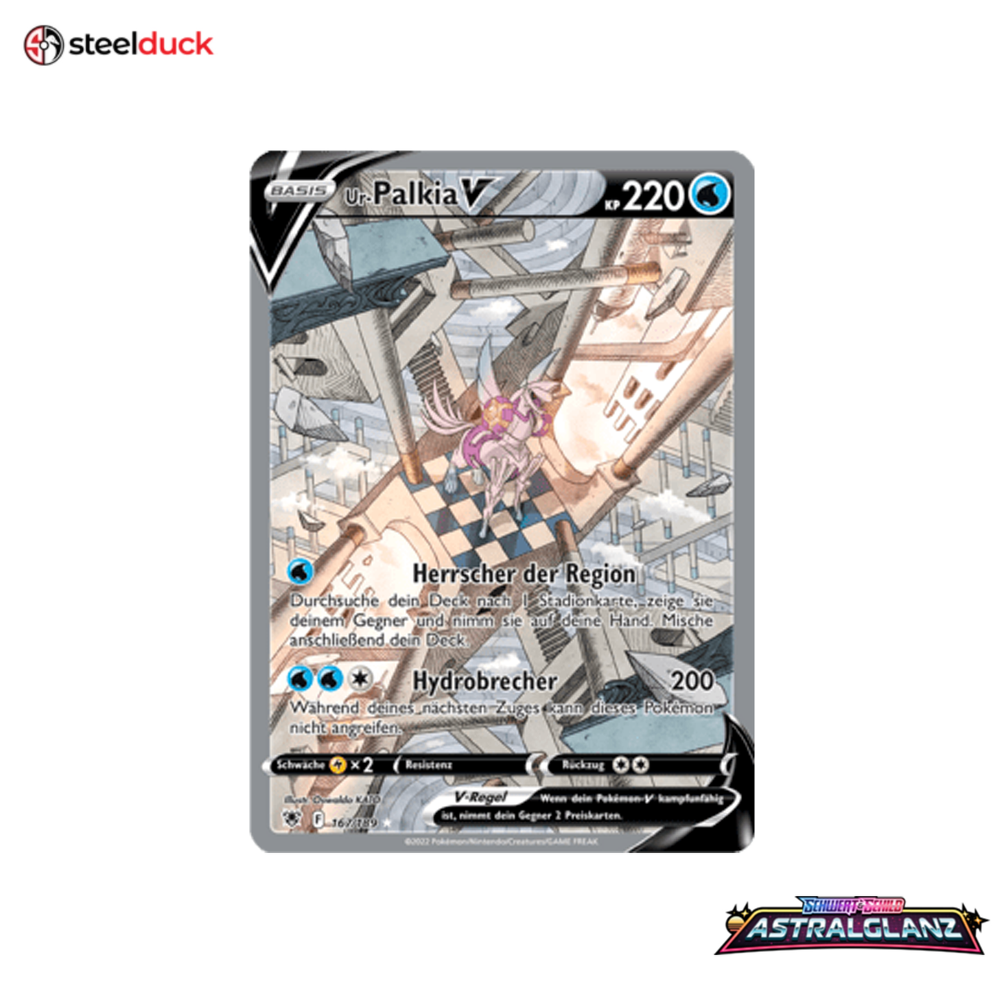 Ur-Palkia V (167/189) Astralglanz - Ultra Rare