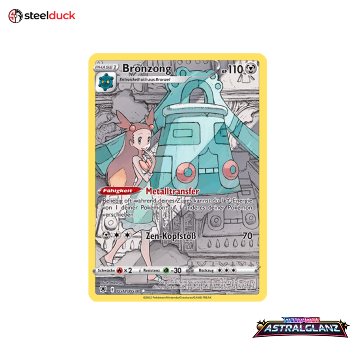 Bronzong (TG11/TG30) Astralglanz - Trainer Gallery Holo Rare