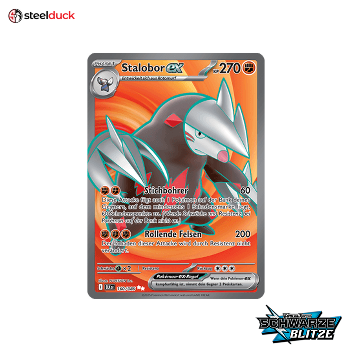 Stalobor ex (160/086) Schwarze Blitze - Ultra Rare