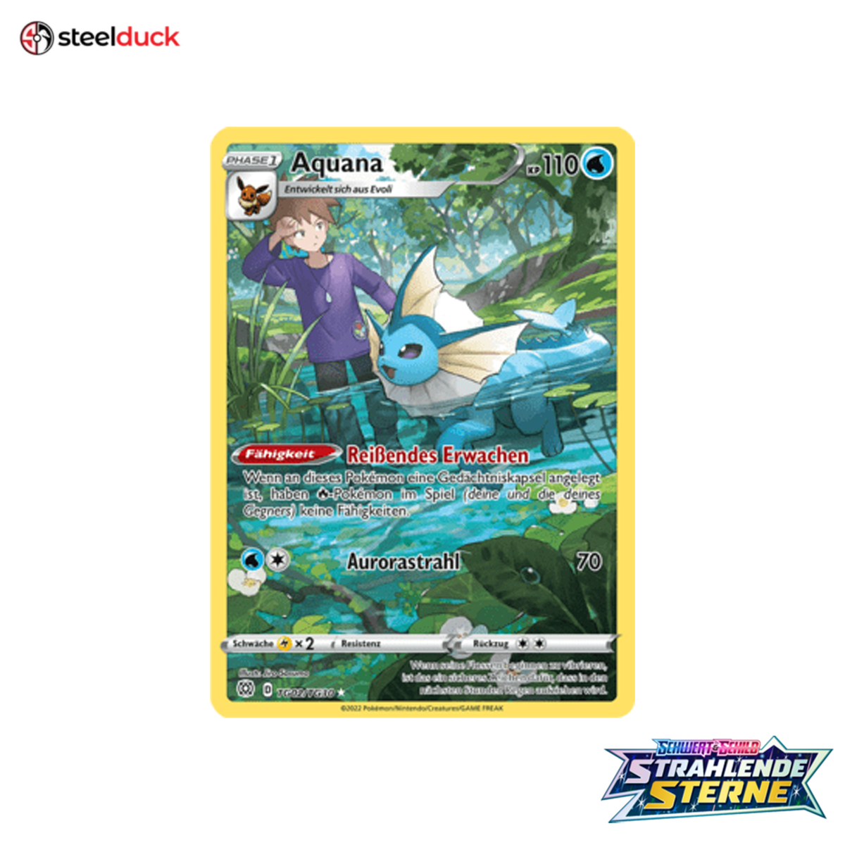 Aquana (TG02/TG30) Strahlende Sterne - Trainer Gallery Holo Rare