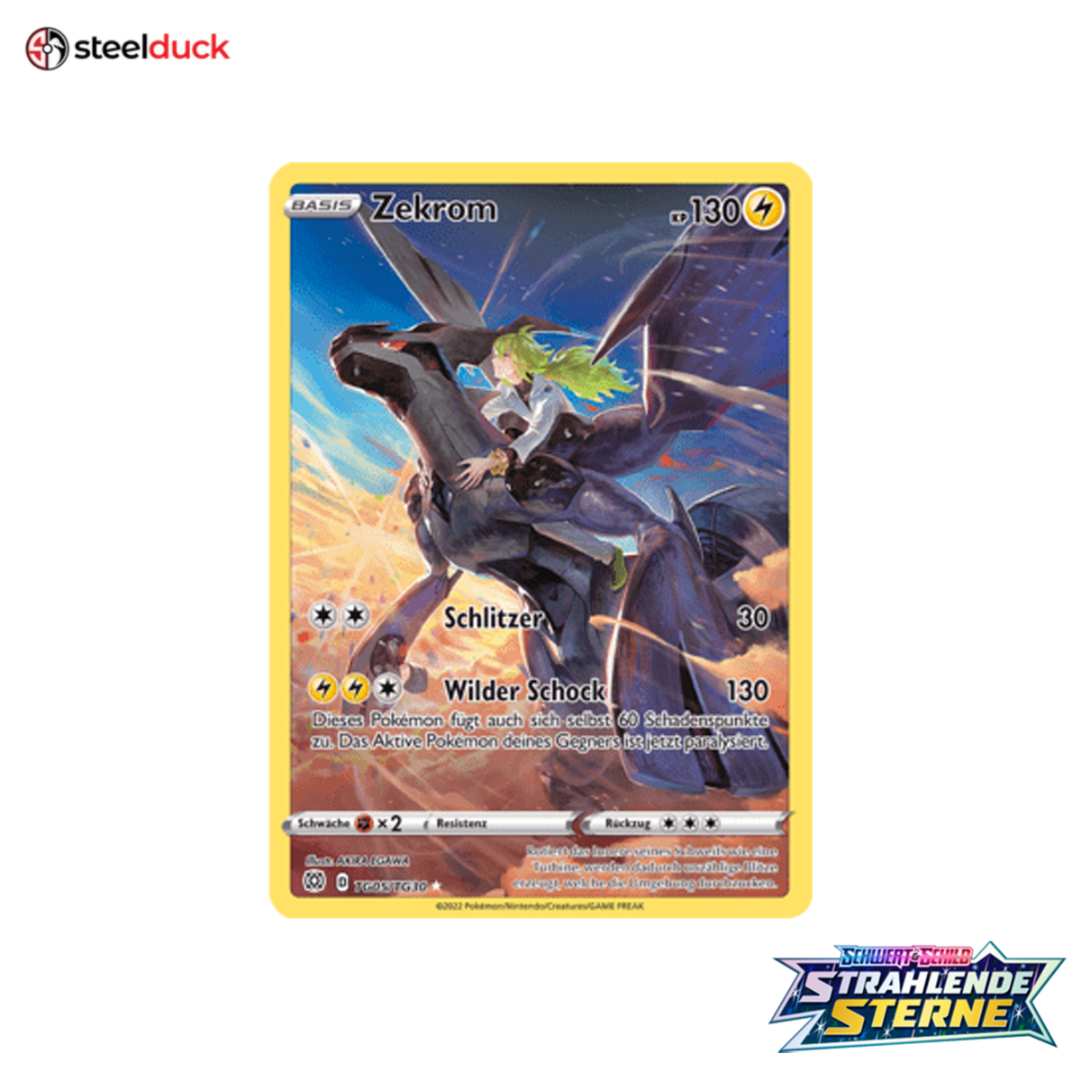 Zekrom (TG05/TG30) Strahlende Sterne - Trainer Gallery Holo Rare