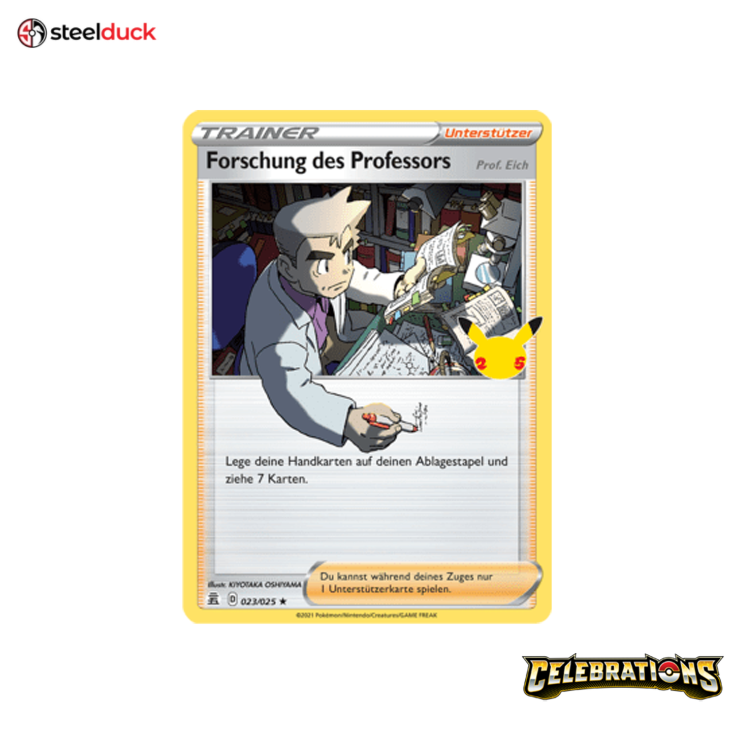 Forschung des Professors (023/025) Celebrations - Holo Rare