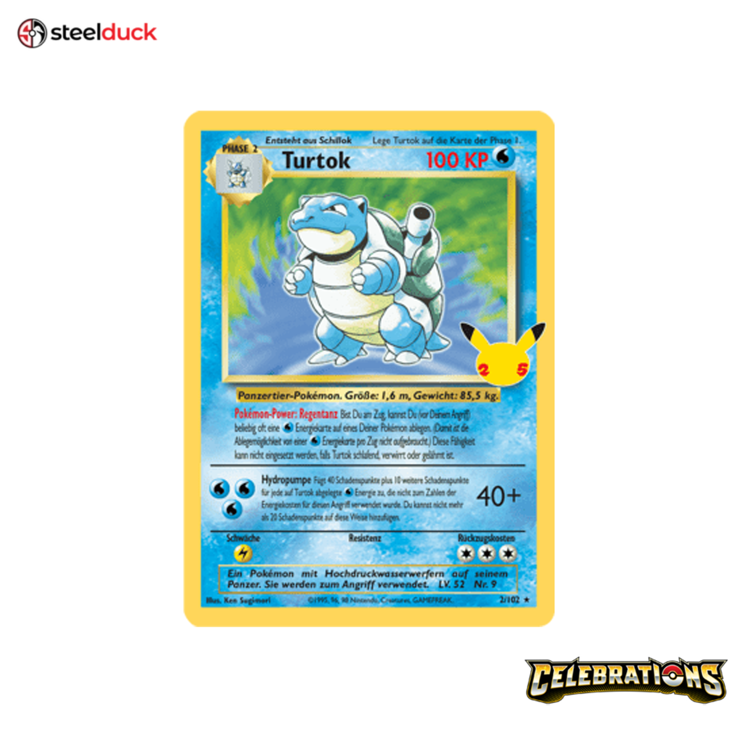 Turtok Lv.52 (2/102) Celebrations - Classic Rare