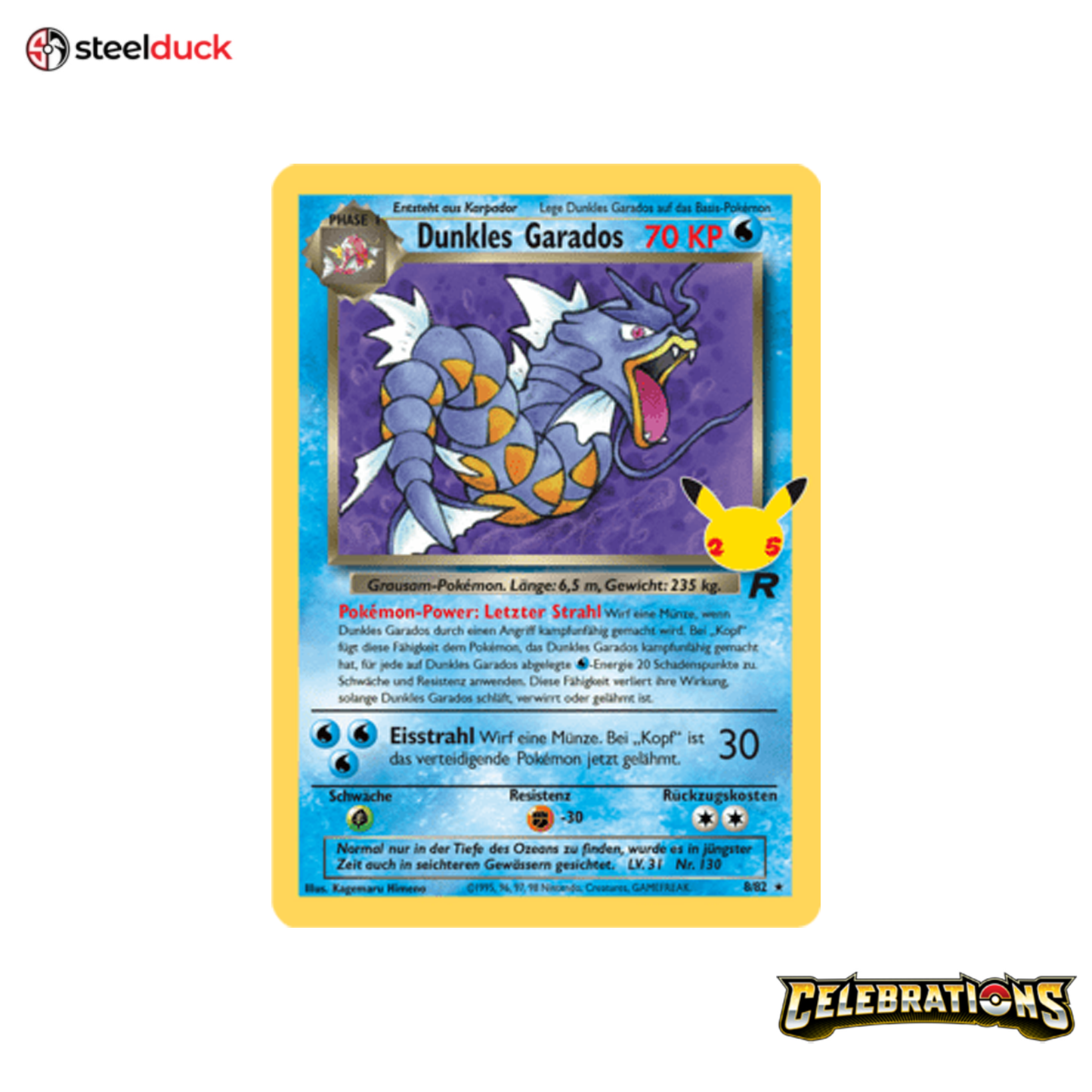 Dunkles Garados Lv.31 (8/82) Celebrations - Classic Rare