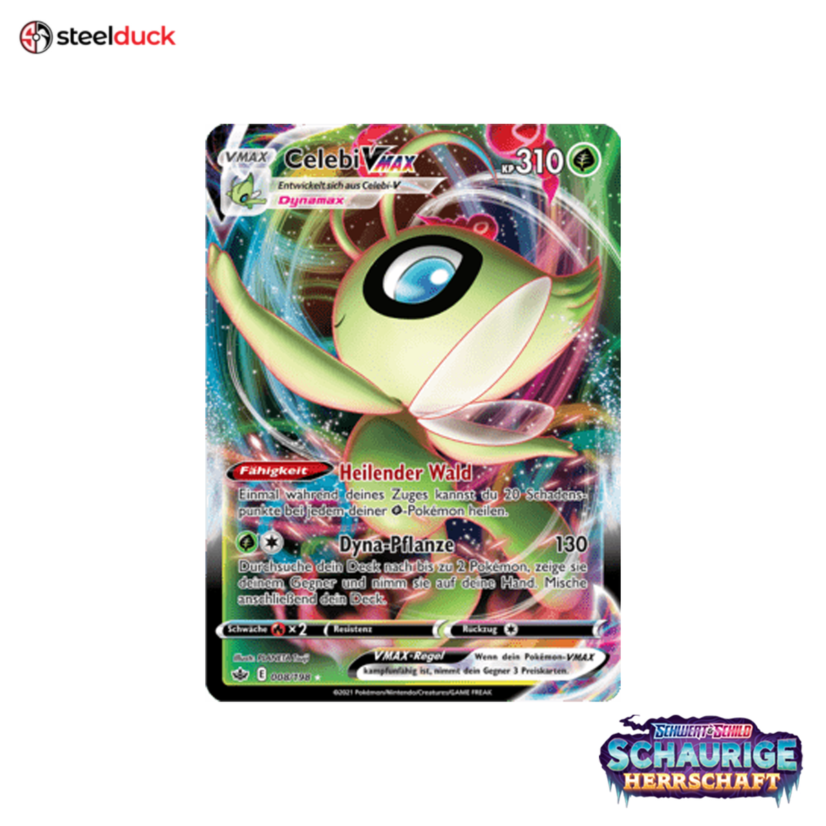 Celebi VMAX (008/198) Schaurige Herrschaft - Holo Rare VMAX