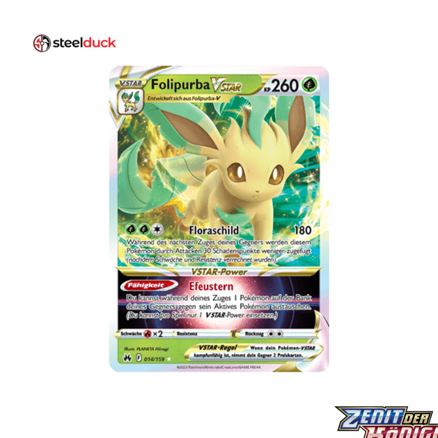 Folipurba VSTAR (014/159) Zenit der Könige - Holo Rare VSTAR