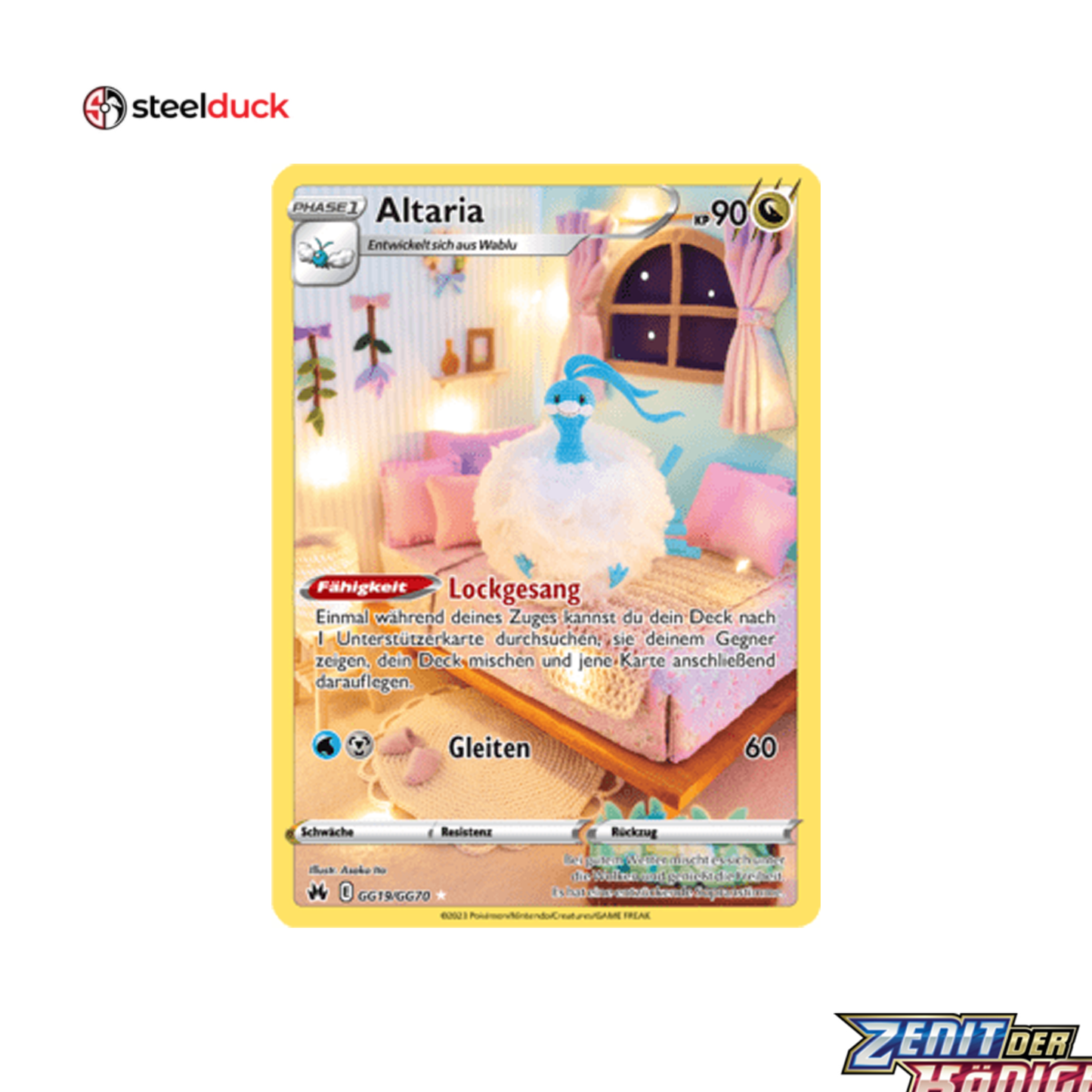 Altaria (GG19/GG70) Zenit der Könige - Illustration Rare