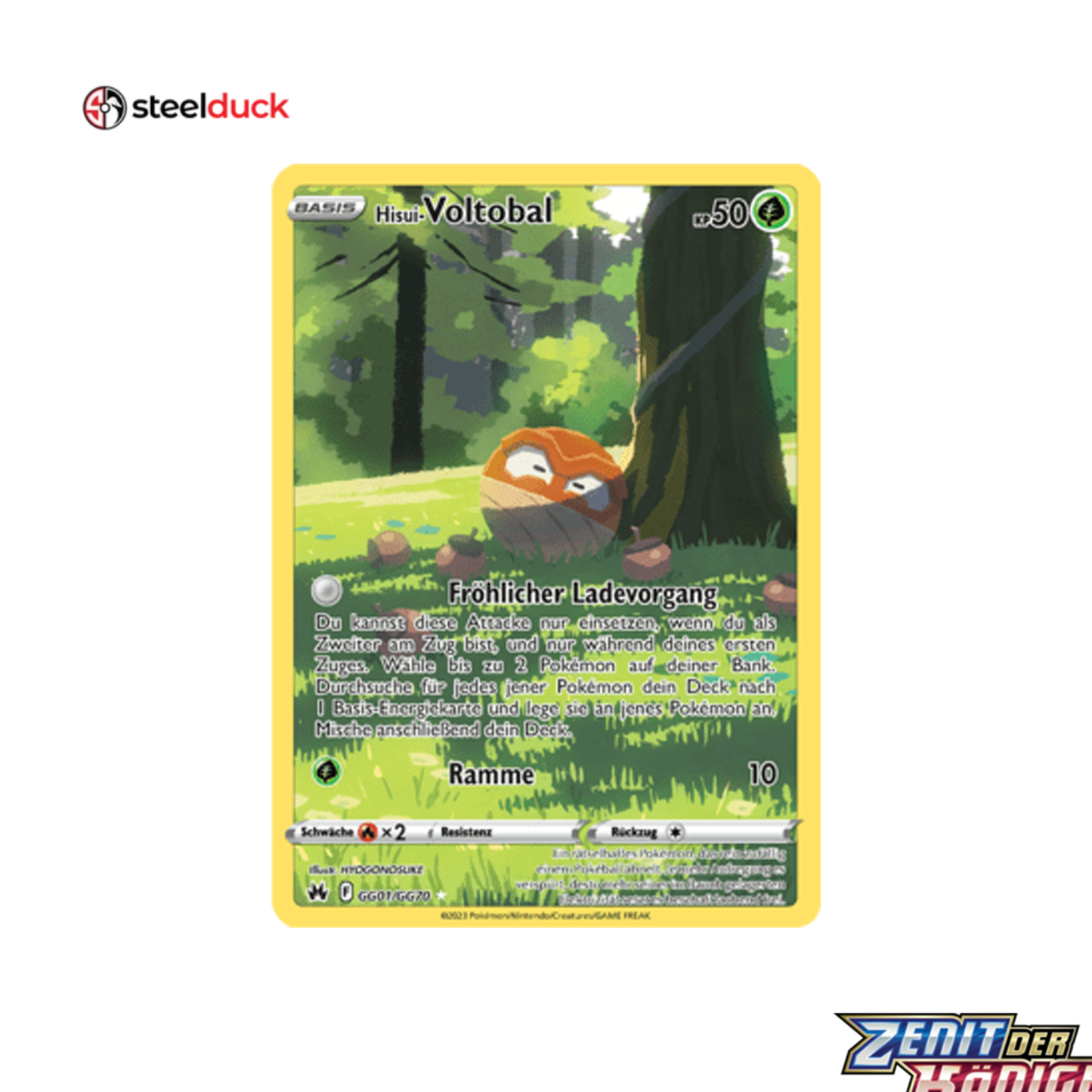 Hisui-Voltobal (GG01/GG70) Zenit der Könige - Illustration Rare