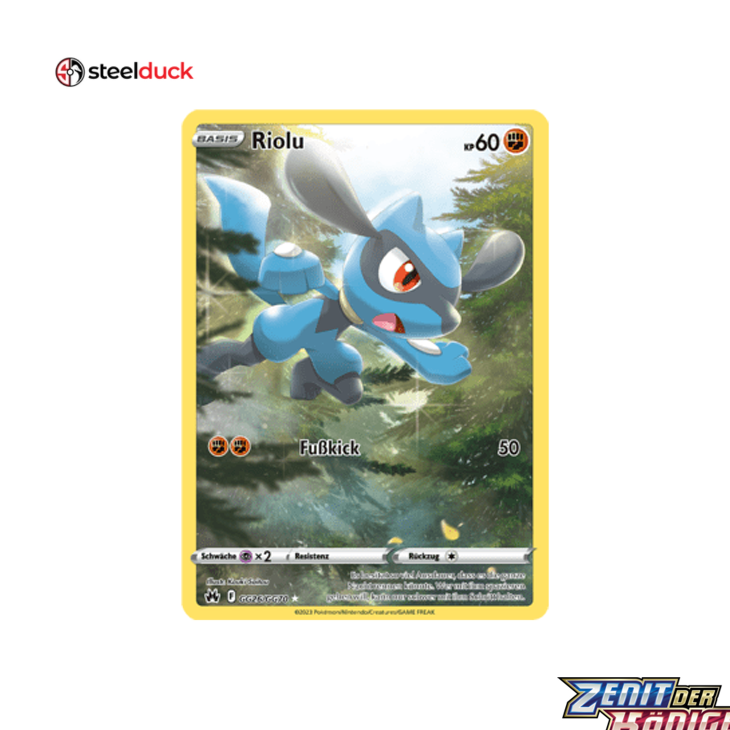 Riolu (GG26/GG70) Zenit der Könige - Illustration Rare