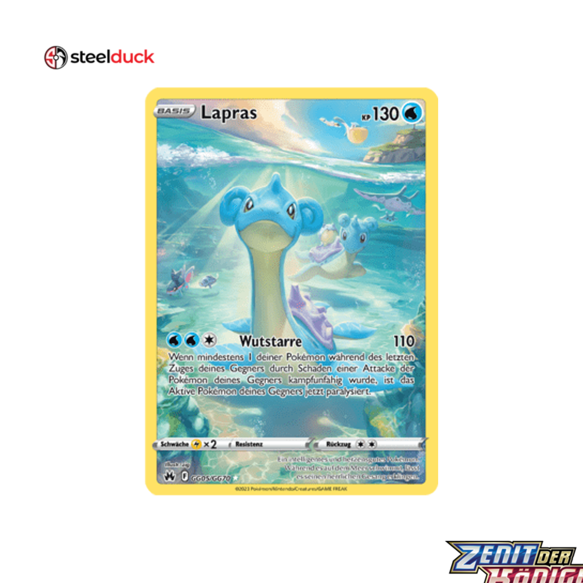 Lapras (GG05/GG70) Zenit der Könige - Illustration Rare