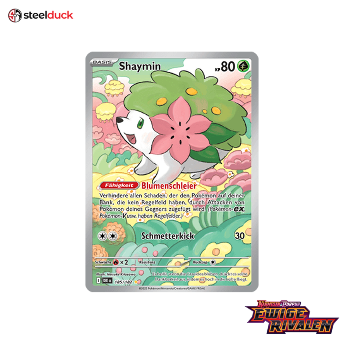 Shaymin (185/182) Ewige Rivalen - Illustration Rare