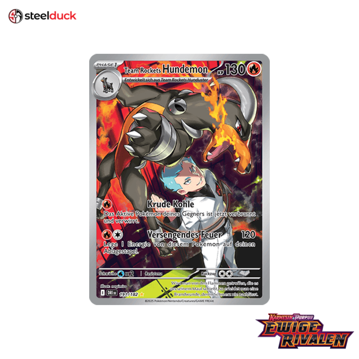 Team Rockets Hundemon (191/182) Ewige Rivalen - Illustration Rare