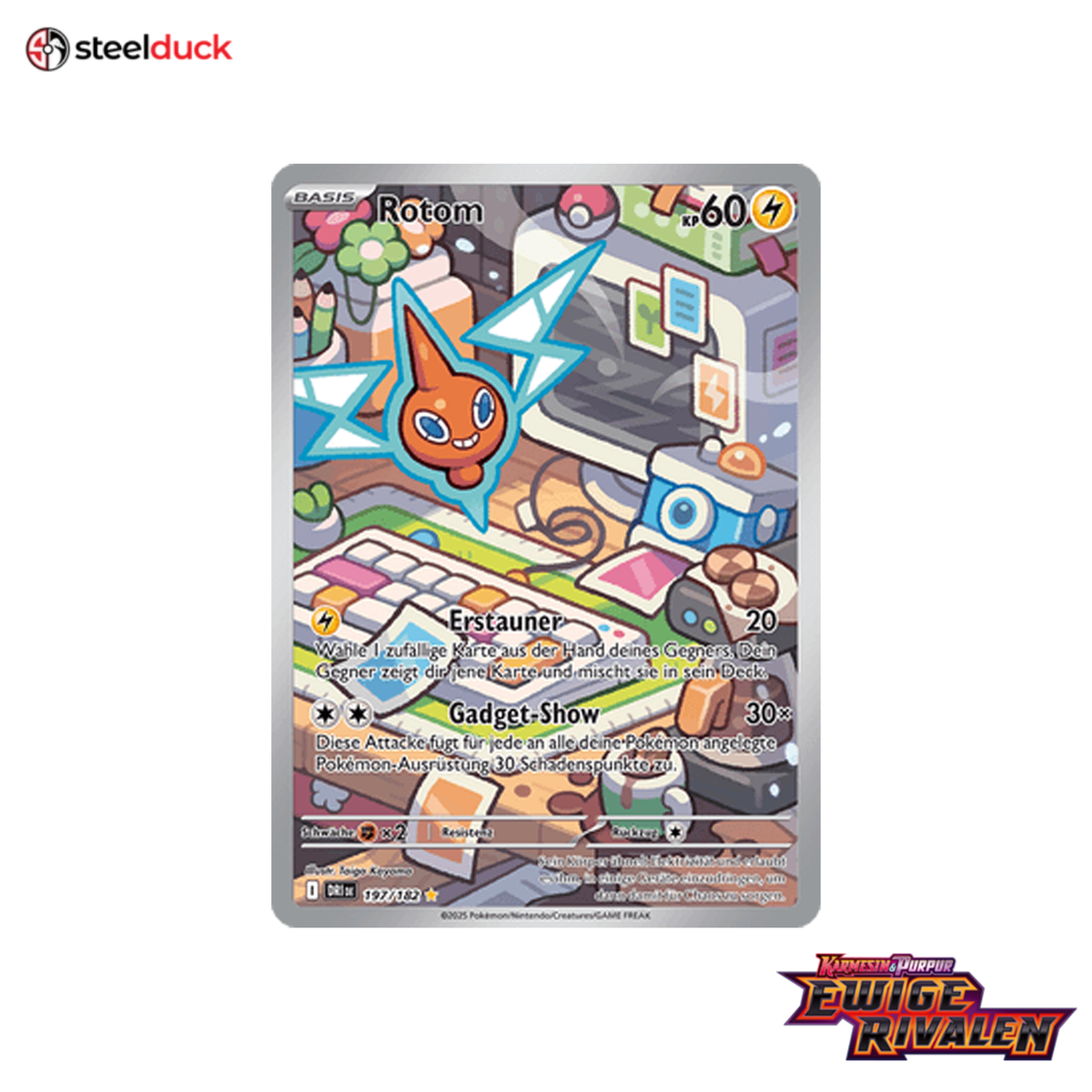 Rotom (197/182) Ewige Rivalen - Illustration Rare