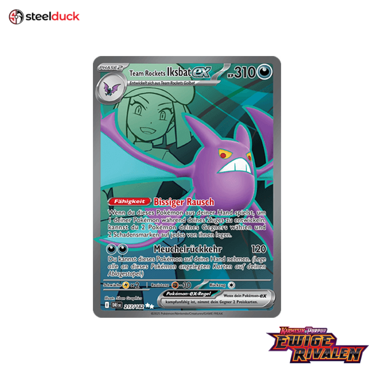 Team Rockets Iksbat ex (217/182) Ewige Rivalen - Ultra Rare