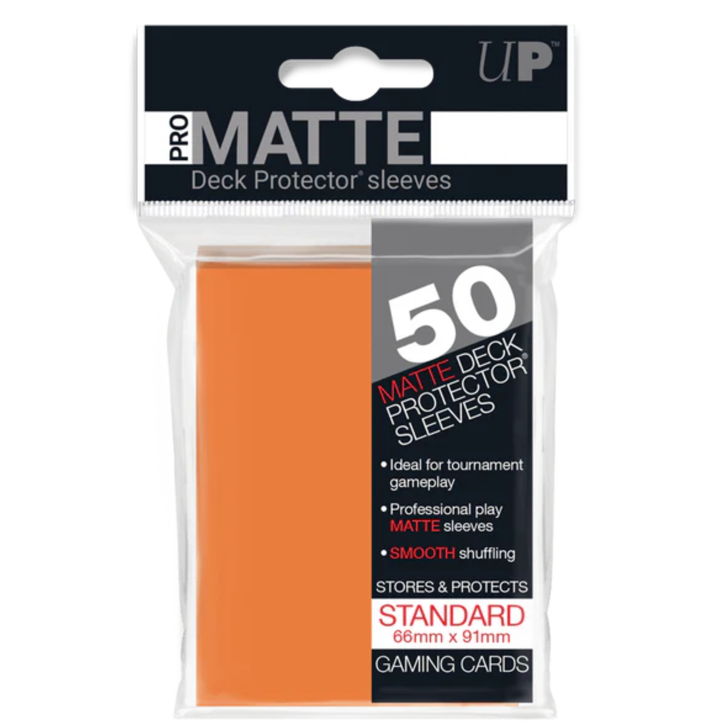 Ultra Pro - Pro Matte Deck Protector Sleeves - 50 - Orange