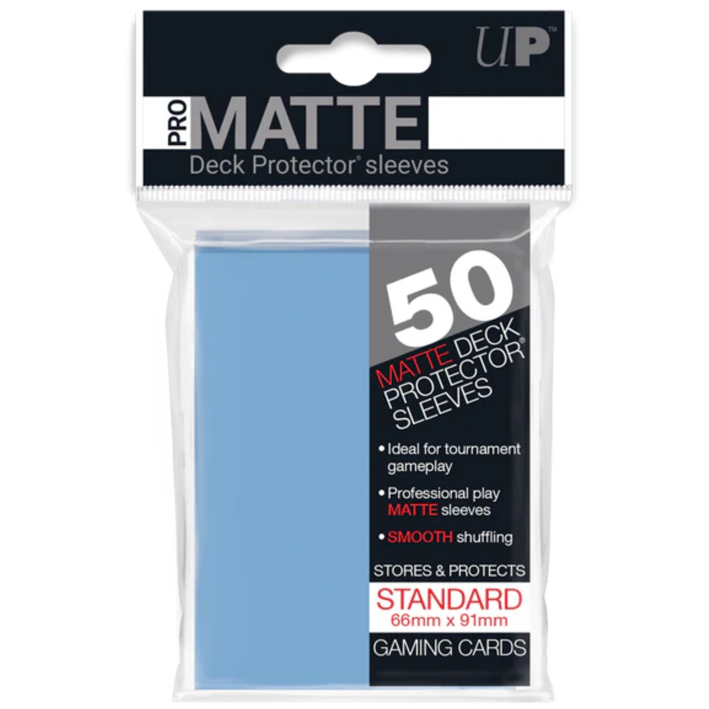 Ultra Pro - Pro Matte Deck Protector Sleeves - 50 - Hellblau