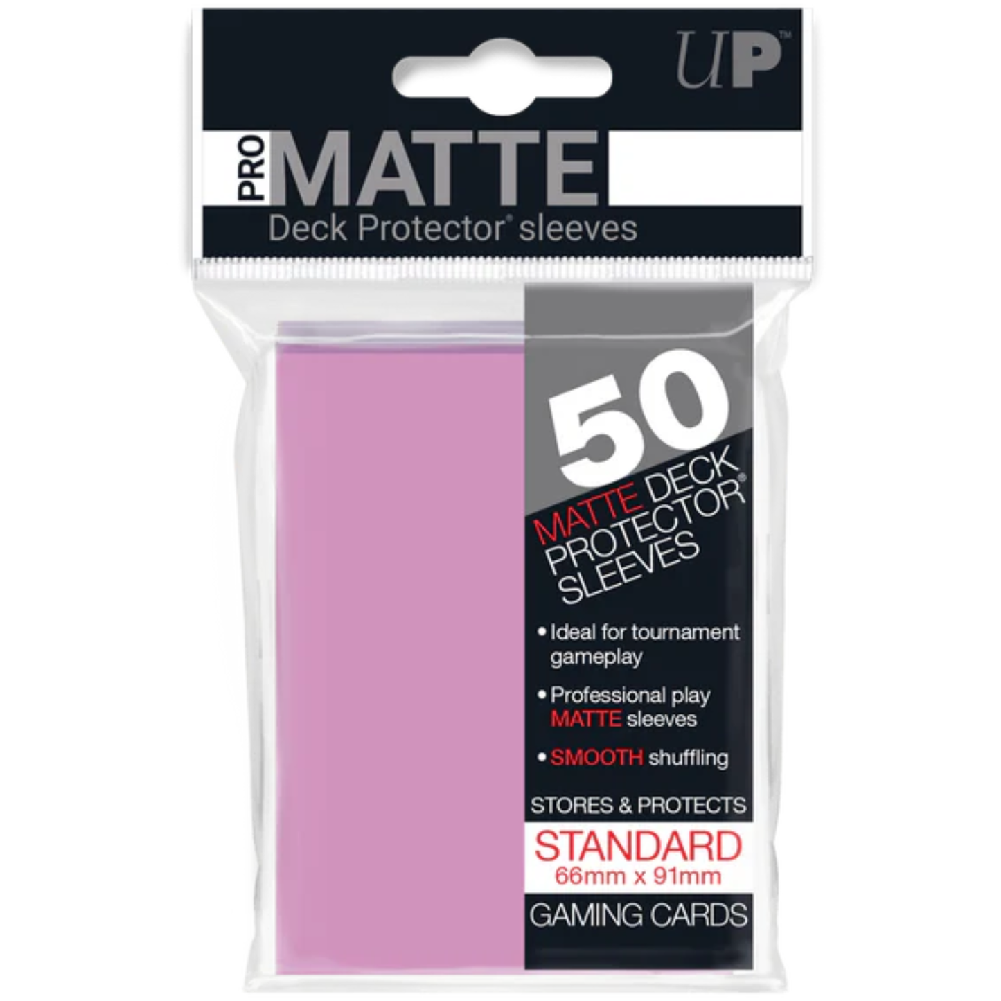 Ultra Pro - Pro Matte Deck Protector Sleeves - 50 - Pink