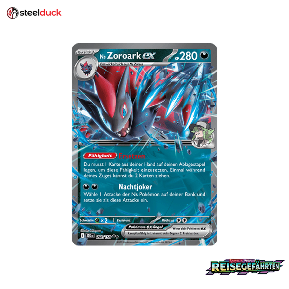 Ns Zoroark ex (098/159) Reisegefährten - Double Rare