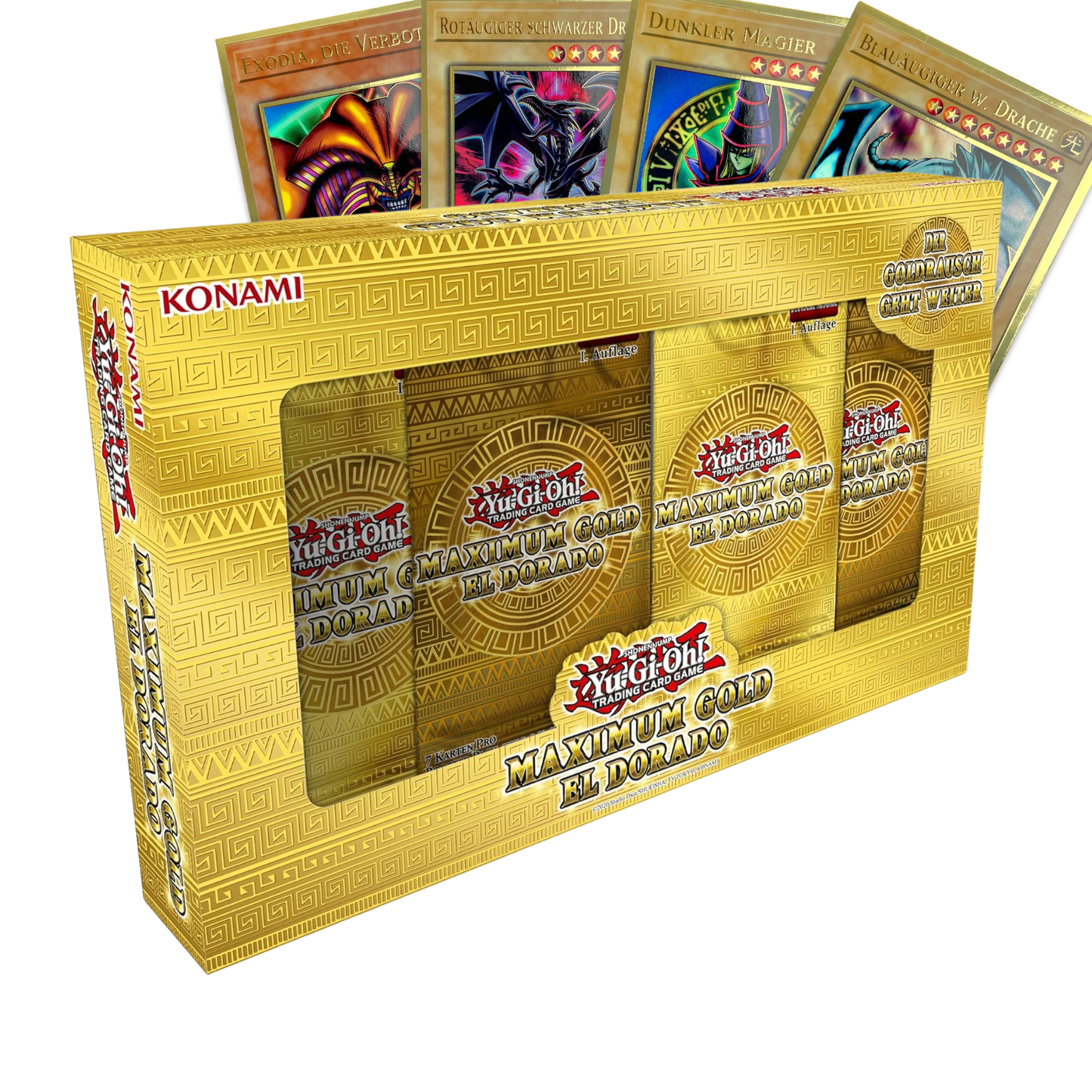 Yu-Gi-Oh! – Maximum Gold EL Dorado - Box mit 4 Booster (Deutsch)