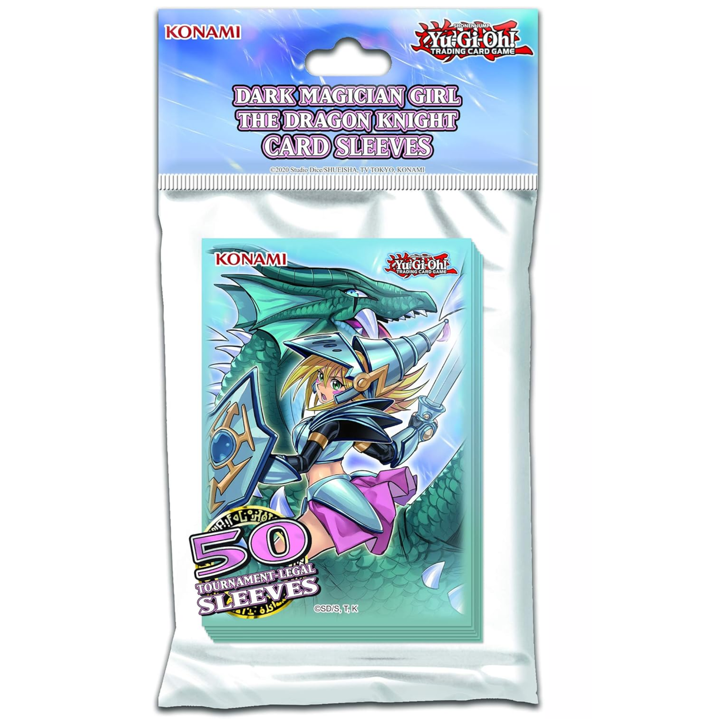 Yu-Gi-Oh! Dark Magician Girl the Dragon Knight Hüllen / Sleeves 50er Packung