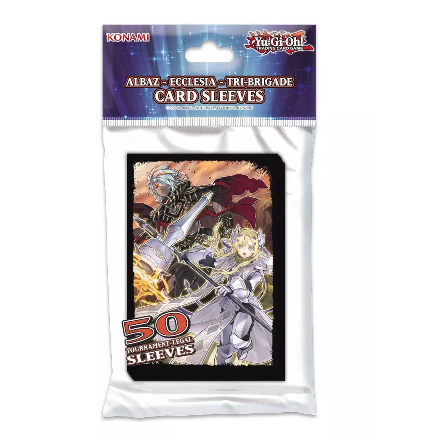 Yu-Gi-Oh! Albaz - Ecclesia - Tri-Brigade Hüllen / Sleeves 50er Packung