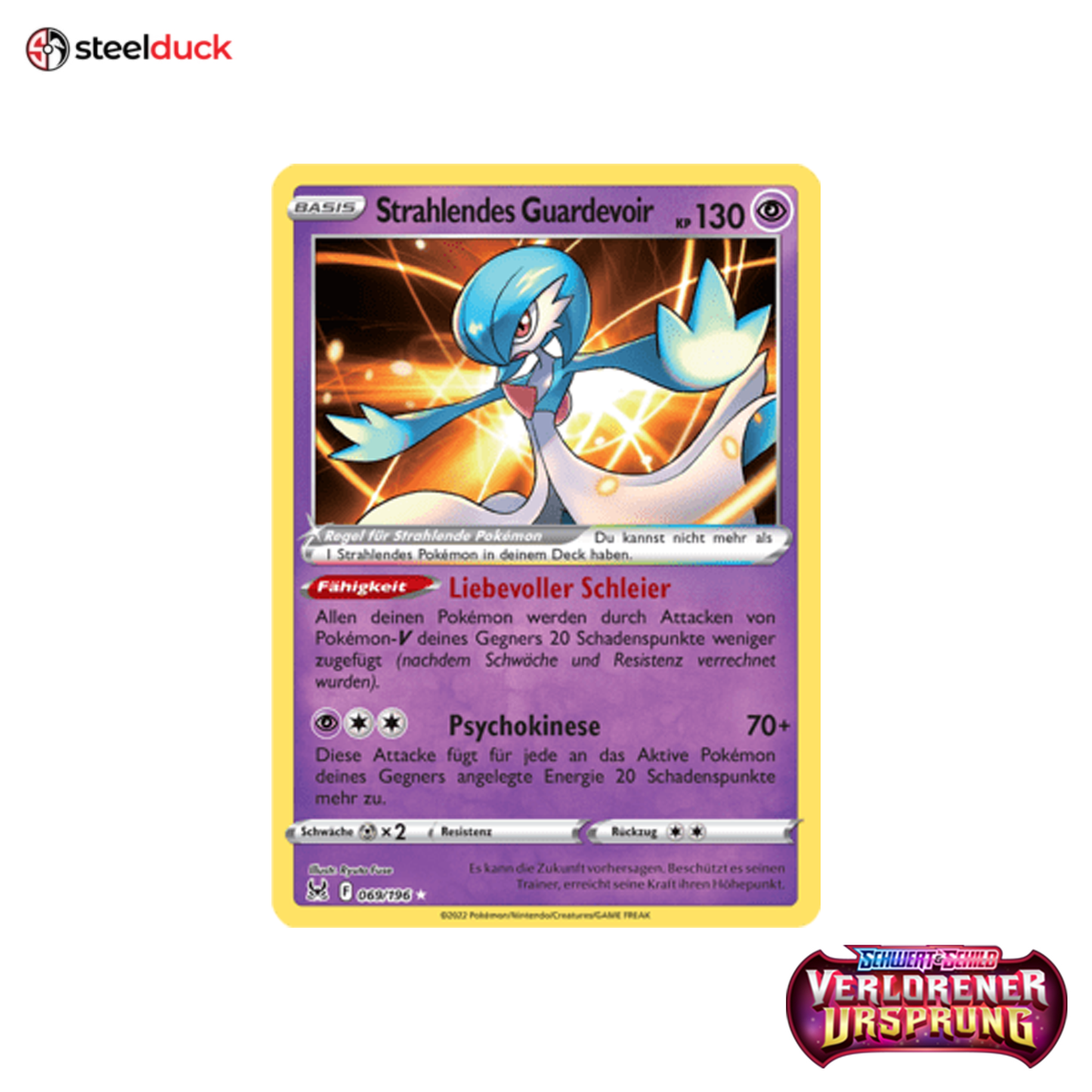 Strahlendes Guardevoir (069/196) Verlorener Ursprung - Shiny Rare