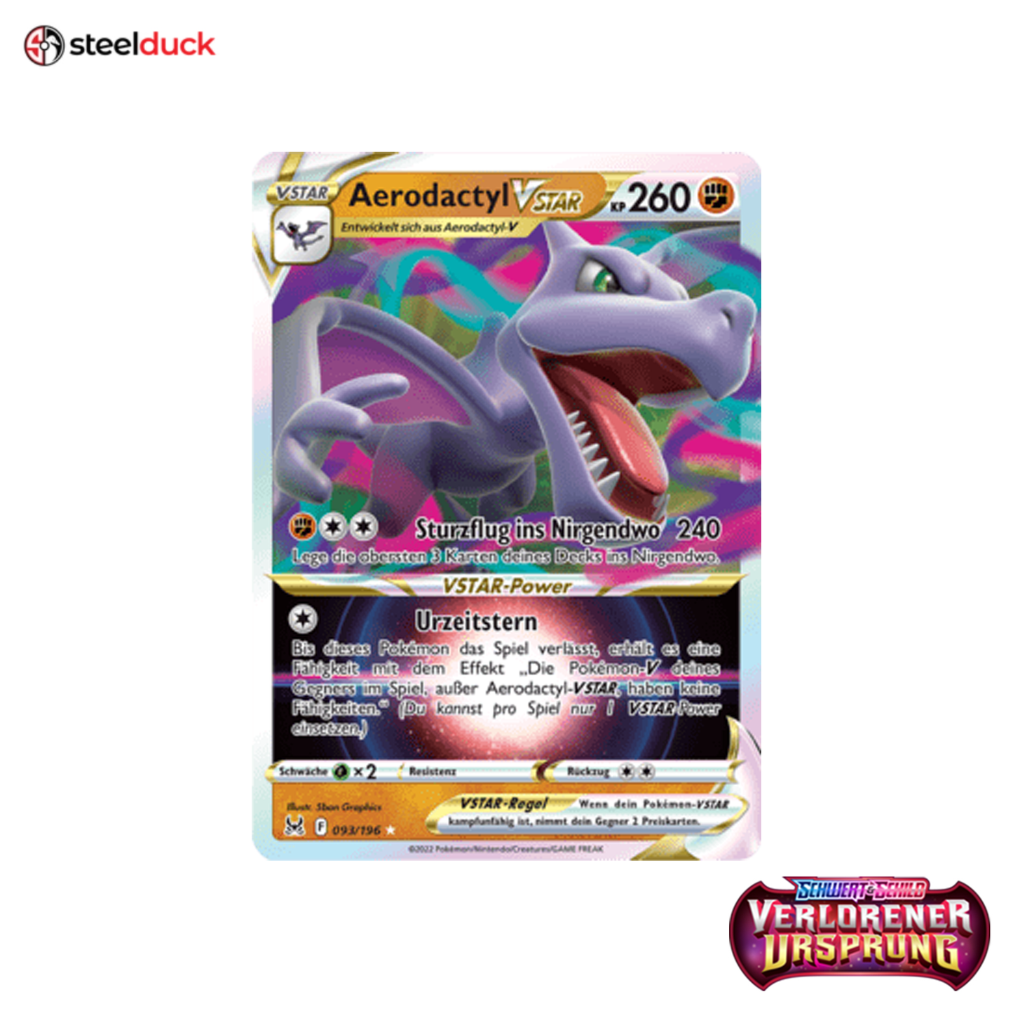 Aerodactyl VSTAR (093/196) Verlorener Ursprung - Holo Rare VSTAR