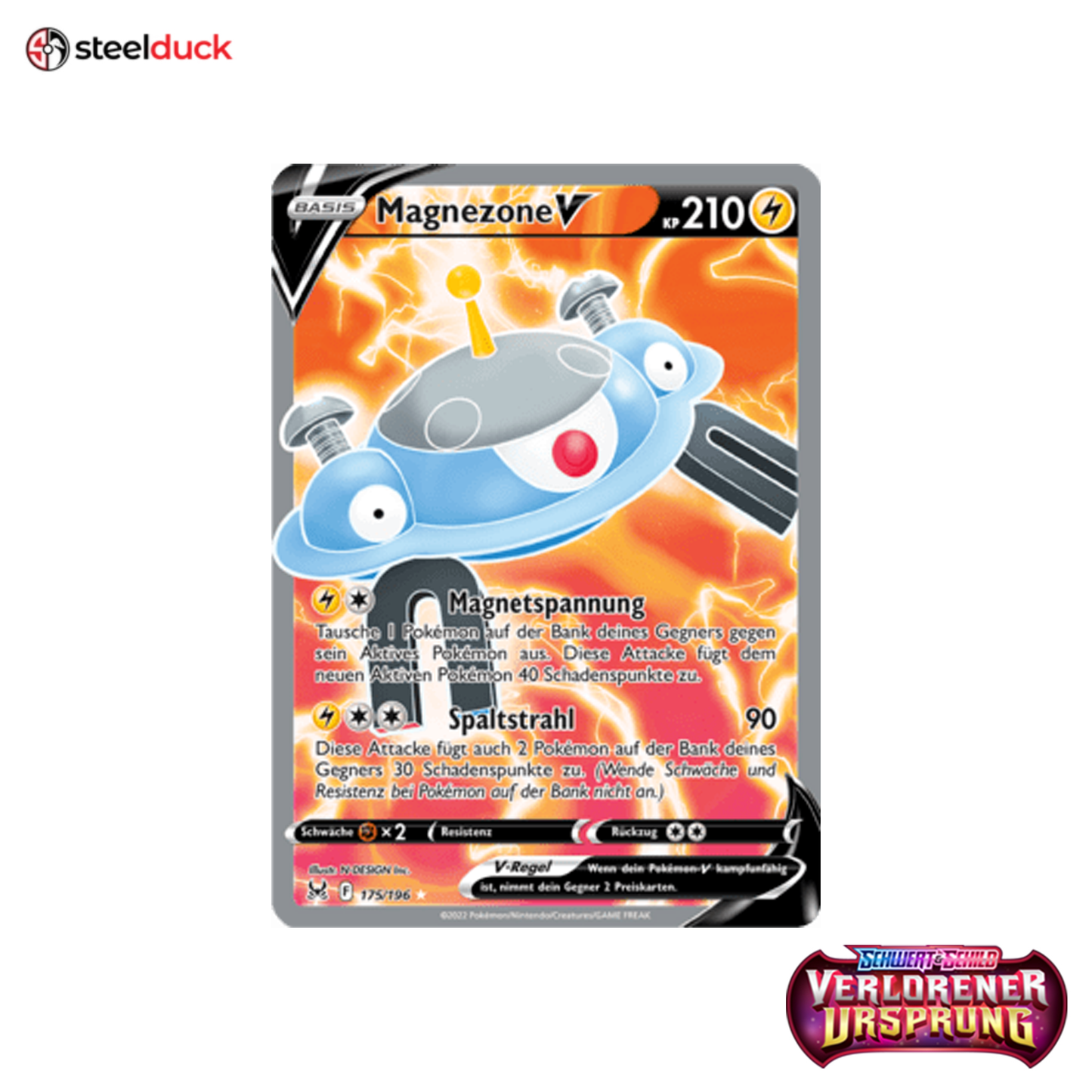 Magnezone V (175/196) Verlorener Ursprung - Ultra Rare