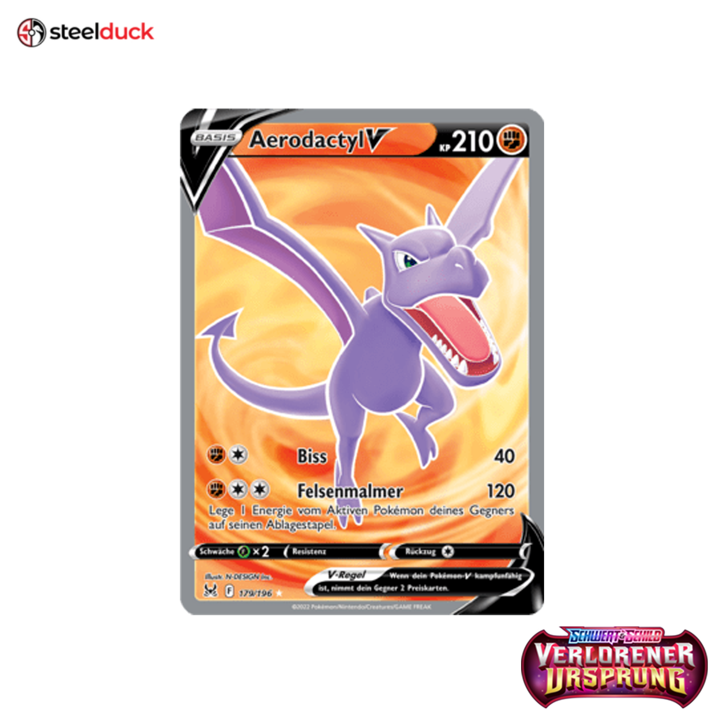 Aerodactyl V (179/196) Verlorener Ursprung - Ultra Rare