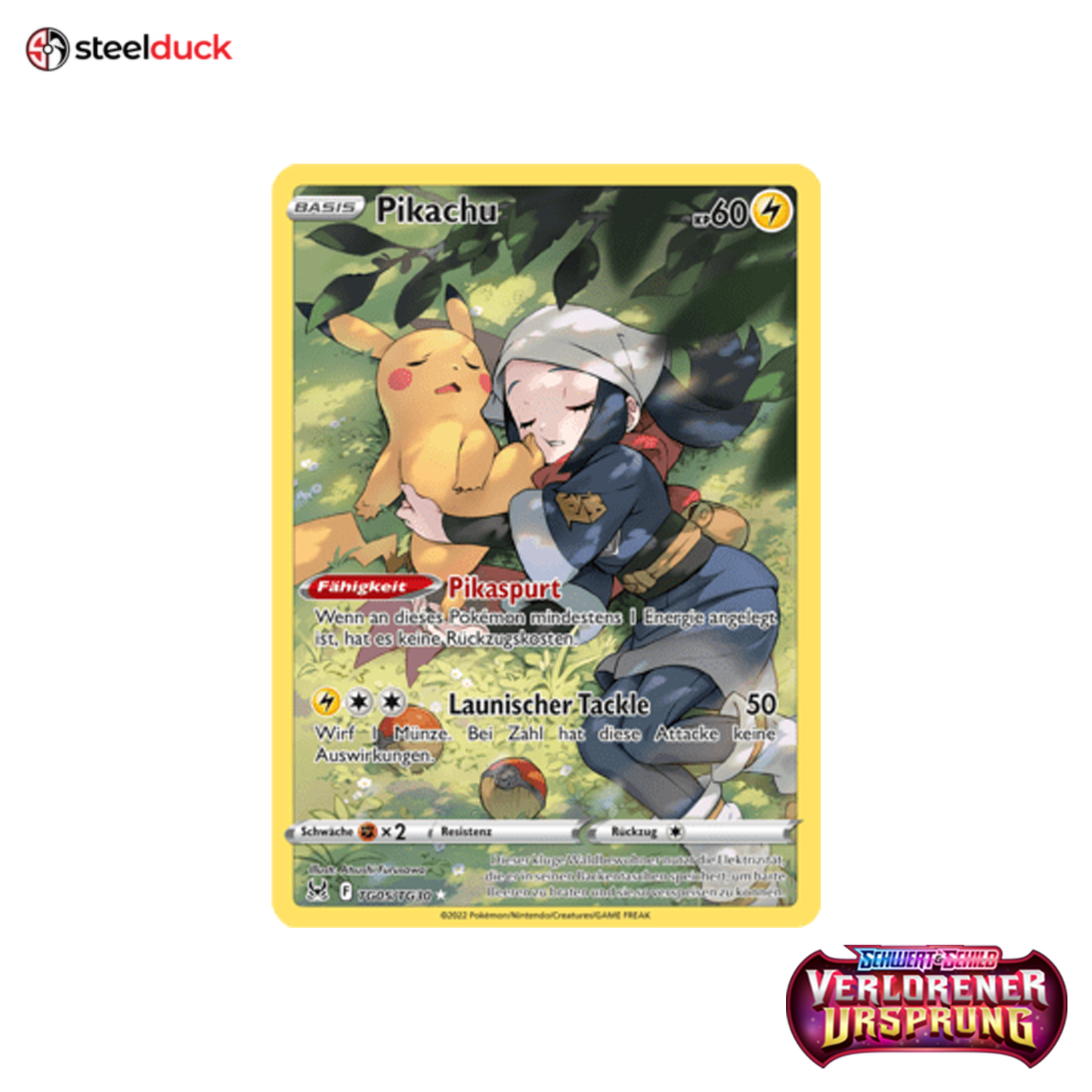 Pikachu (TG05/TG30) Verlorener Ursprung - Trainer Gallery Holo Rare