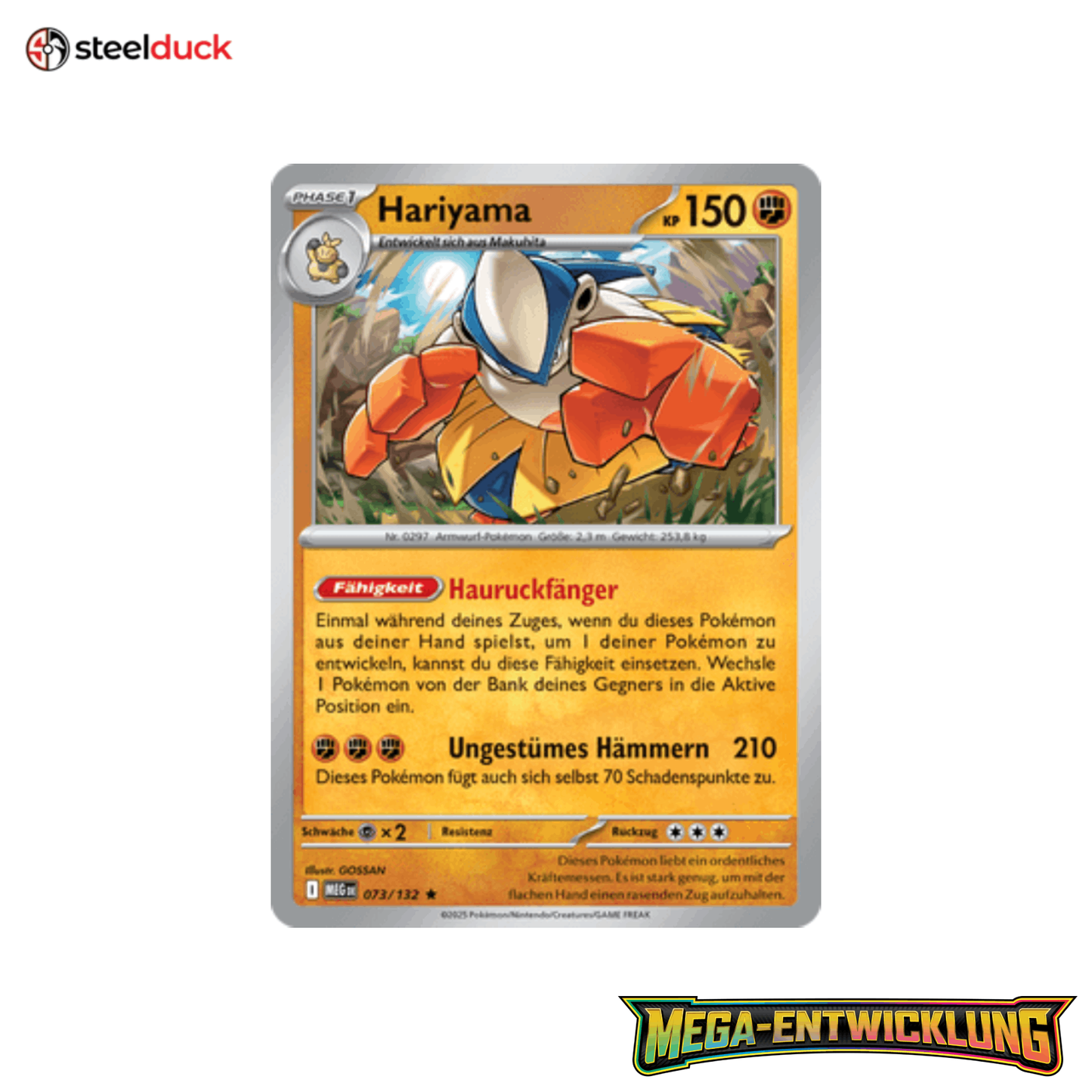 Hariyama (073/132) Mega-Entwicklung - Rare