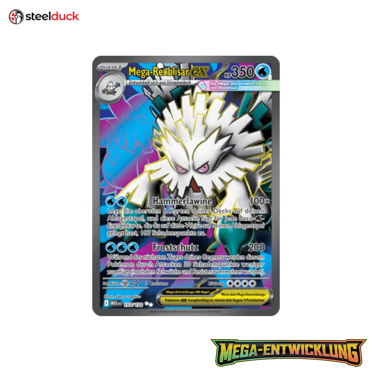 Mega-Rexblisar ex (157/132) Mega-Entwicklung - Ultra Rare