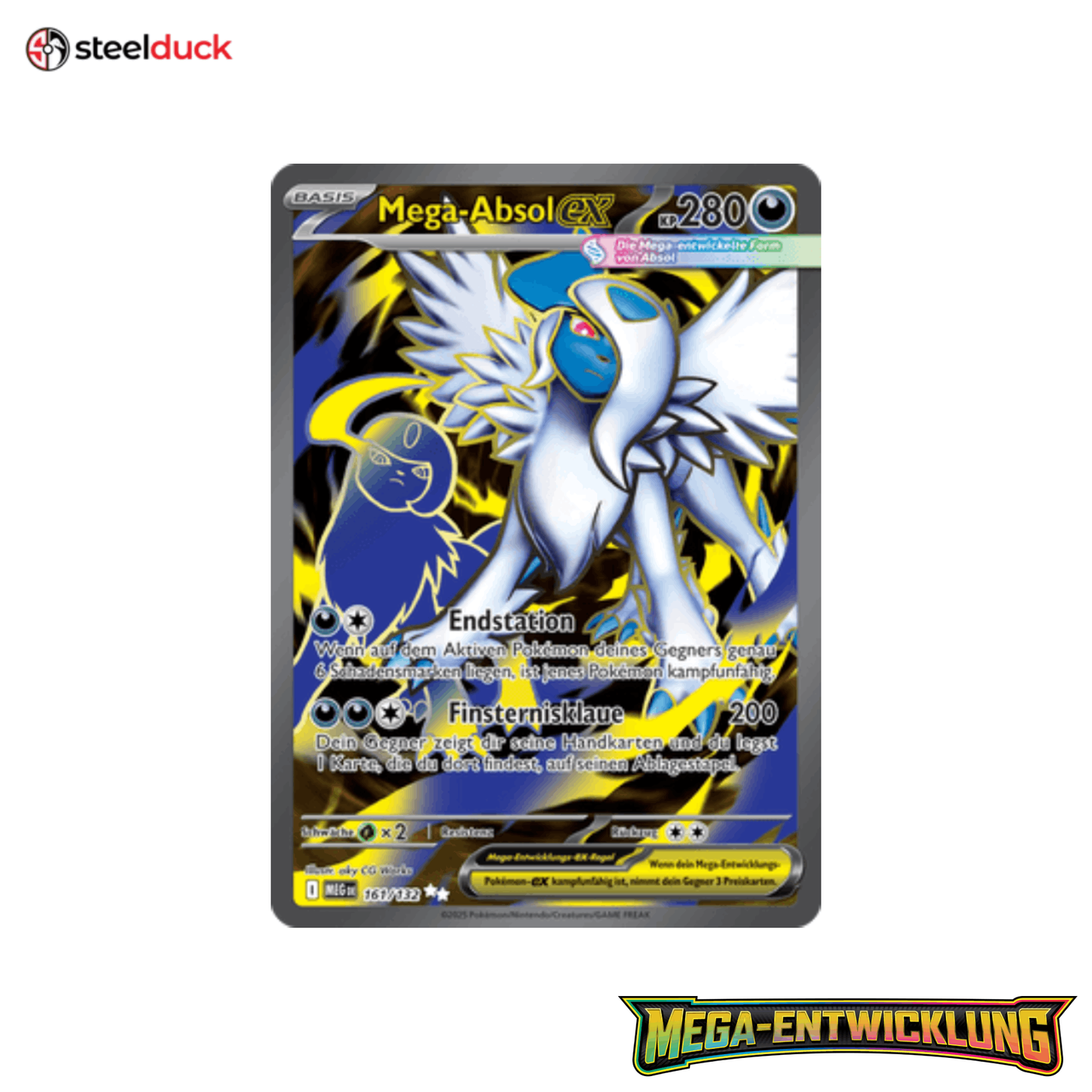 Mega-Absol ex (161/132) Mega-Entwicklung - Ultra Rare