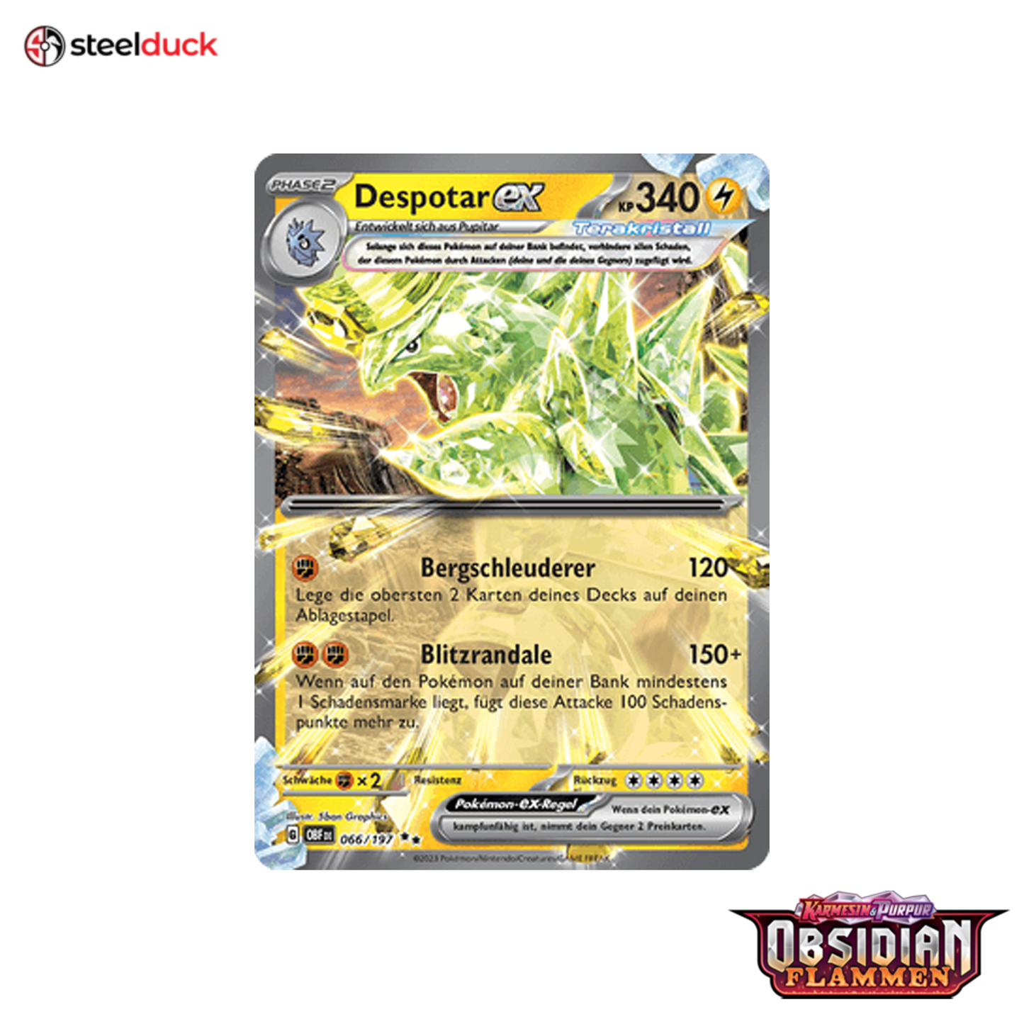 Despotar ex (066/197) Obsidianflammen - Double Rare