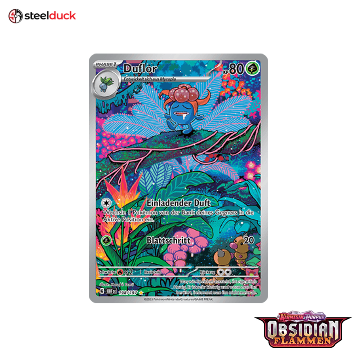 Duflor (198/197) Obsidianflammen - Illustration Rare